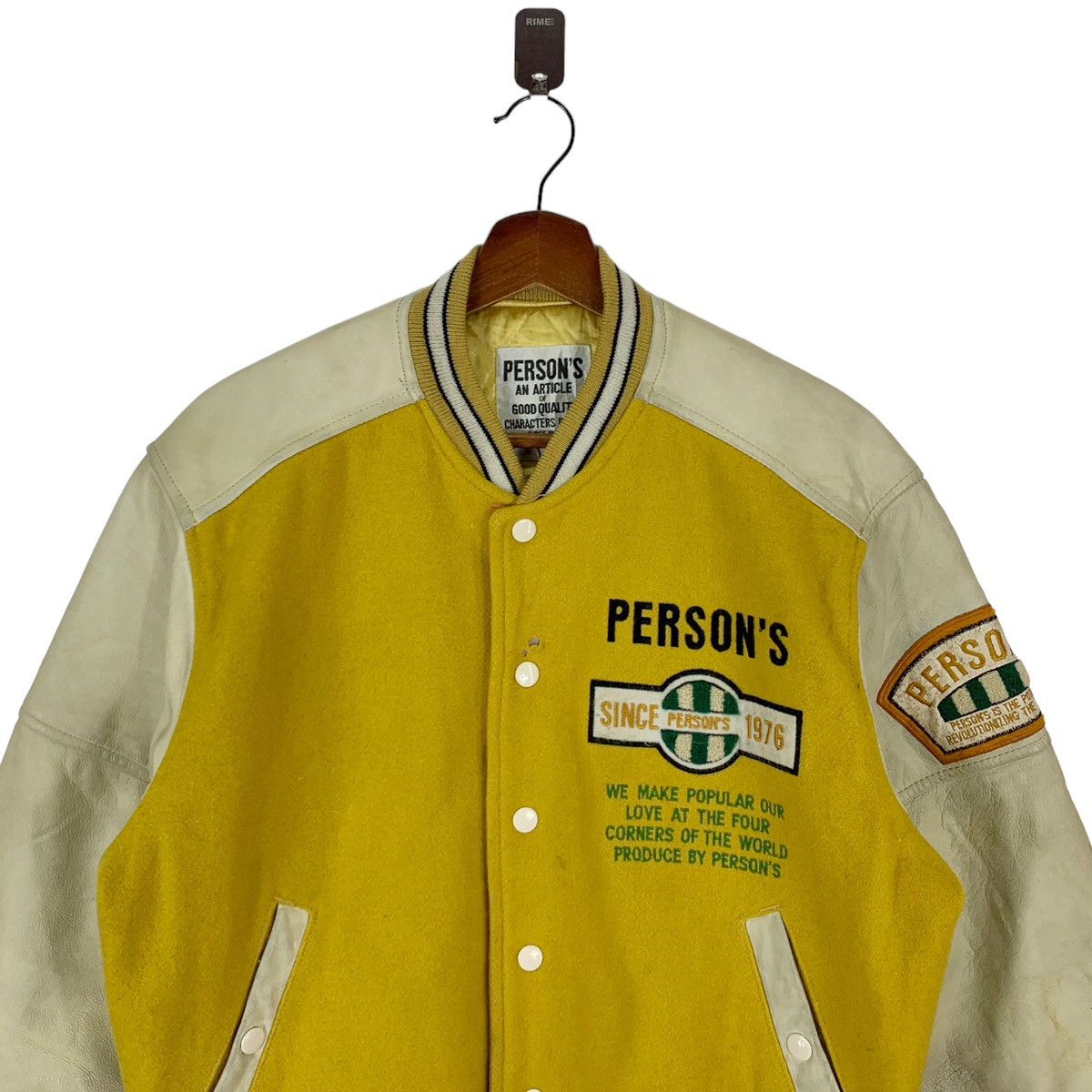 Other Vintage Person Sports Varsity Leather Wool Zipper Jacket Size US M / EU 48-50 / 2 - 5 Thumbnail