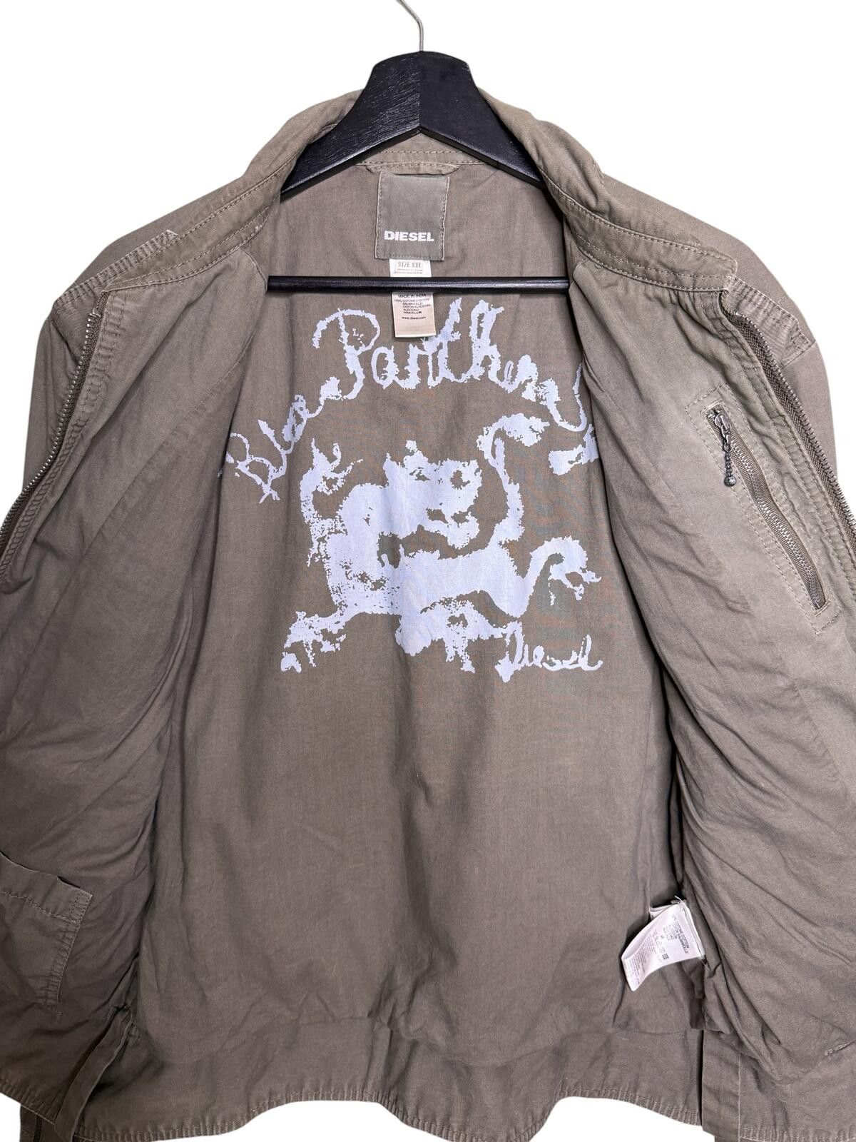 Diesel Diesel Y2K Military Bomber Jacket Bondage Zip Utility xl Size US XL / EU 56 / 4 - 3 Thumbnail