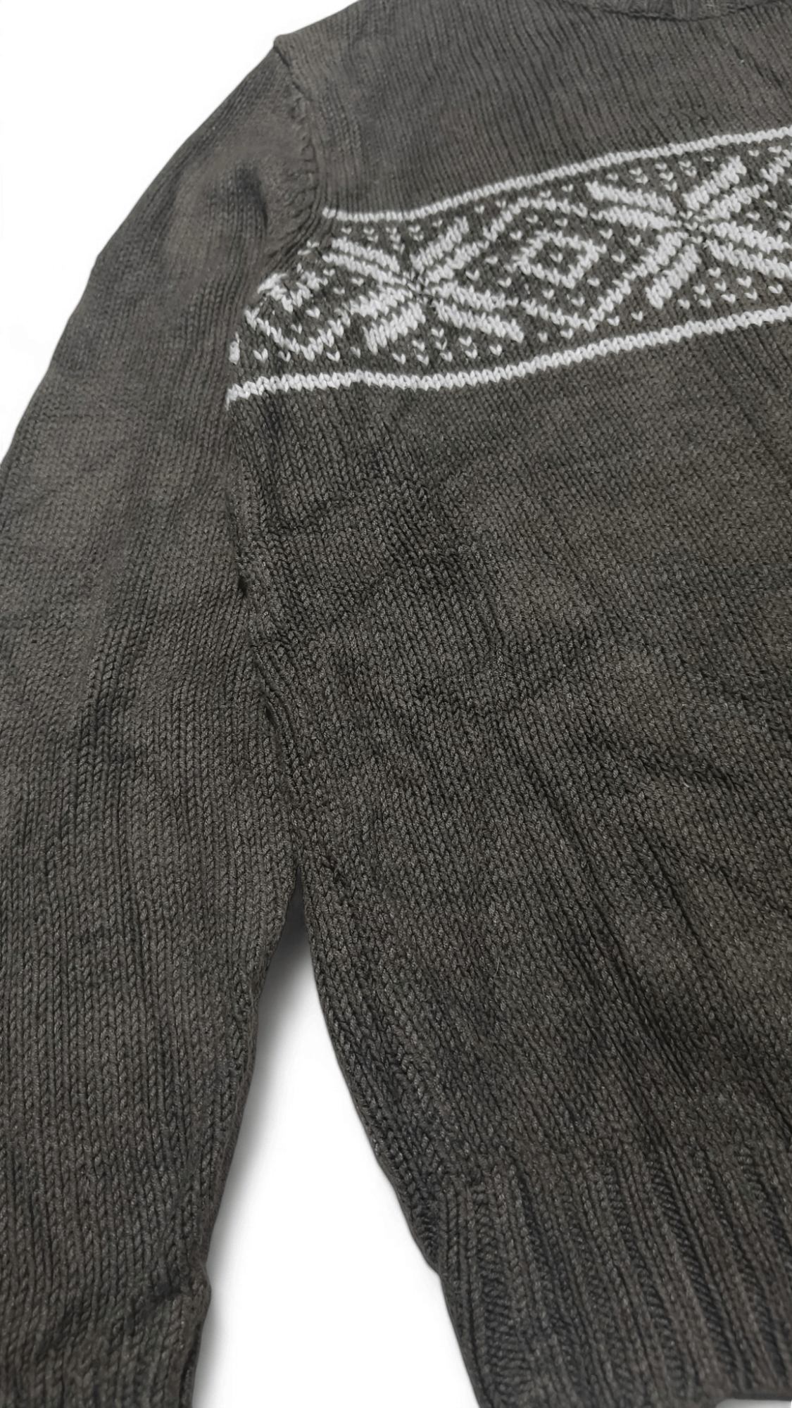 Old Navy OLD NAVY Ethnic Striped Motifs Pattern Knit Cotton Sweater Size US XL / EU 56 / 4 - 5 Thumbnail