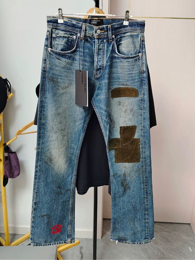 Enfants Riches Deprimes ERD 24SS パンツ M ENFANTS RICHES DÉPRIMÉS | DOUBLE KNEE PAINT PANTS