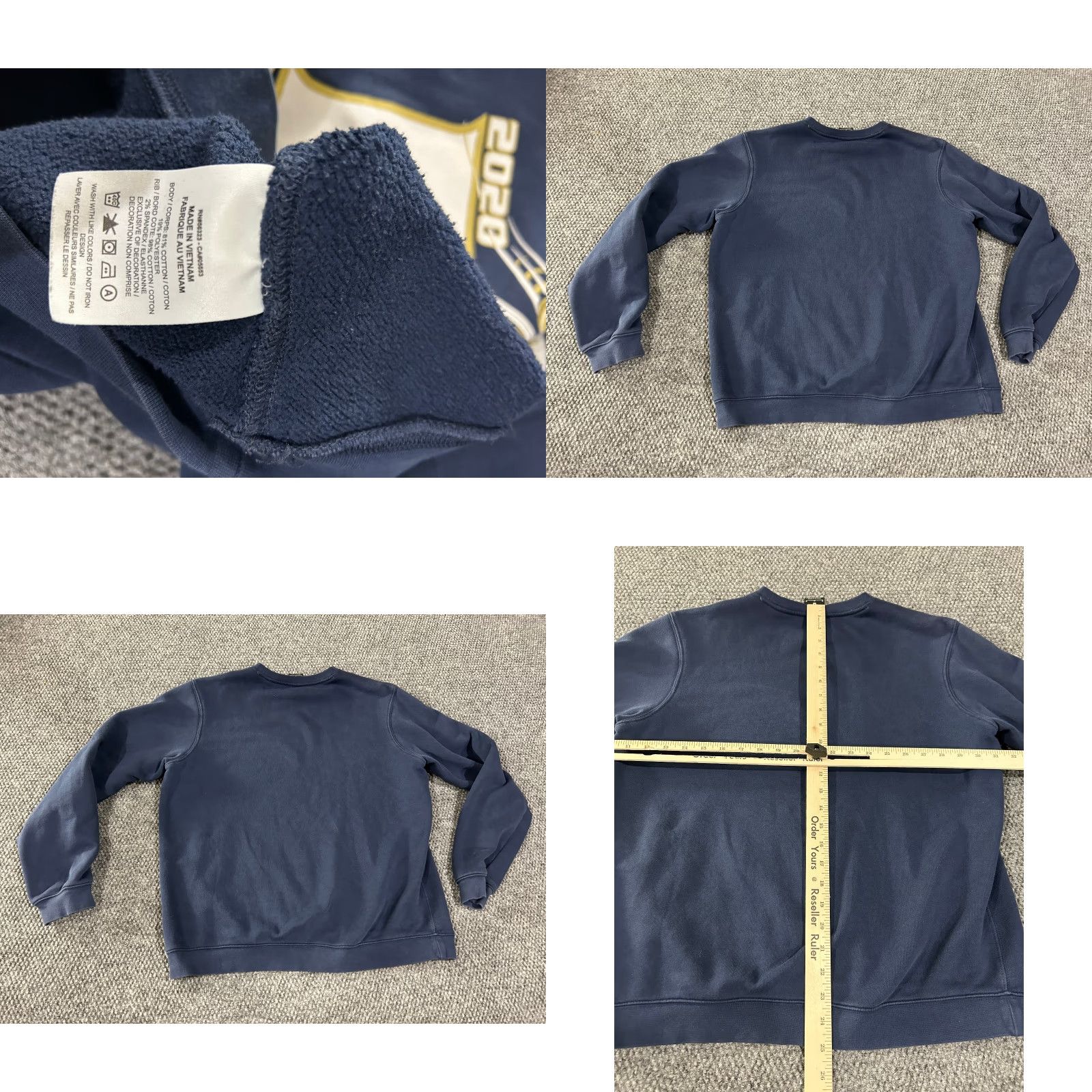 Nike Nike Sweatshirt Mens Regular M Navy Blue 1/4 Zip Logo Decatur Girls Lacrosse 2020 SportsPullover Size US M / EU 48-50 / 2 - 8 Thumbnail