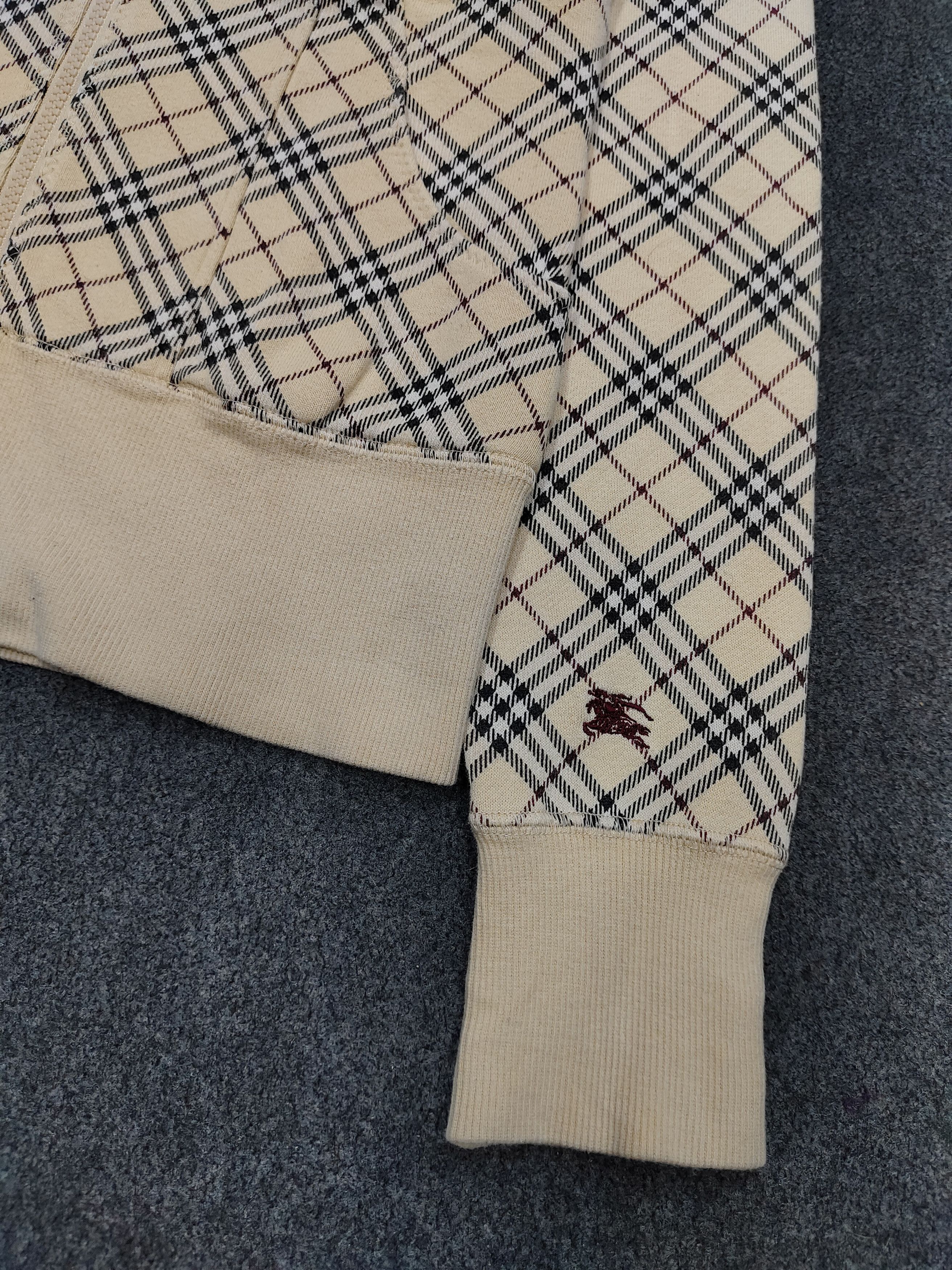 Burberry DOPE🔥Vtg Burberry Blue Label Nova Check Sweater Size M / US 6-8 / IT 42-44 - 3 Thumbnail