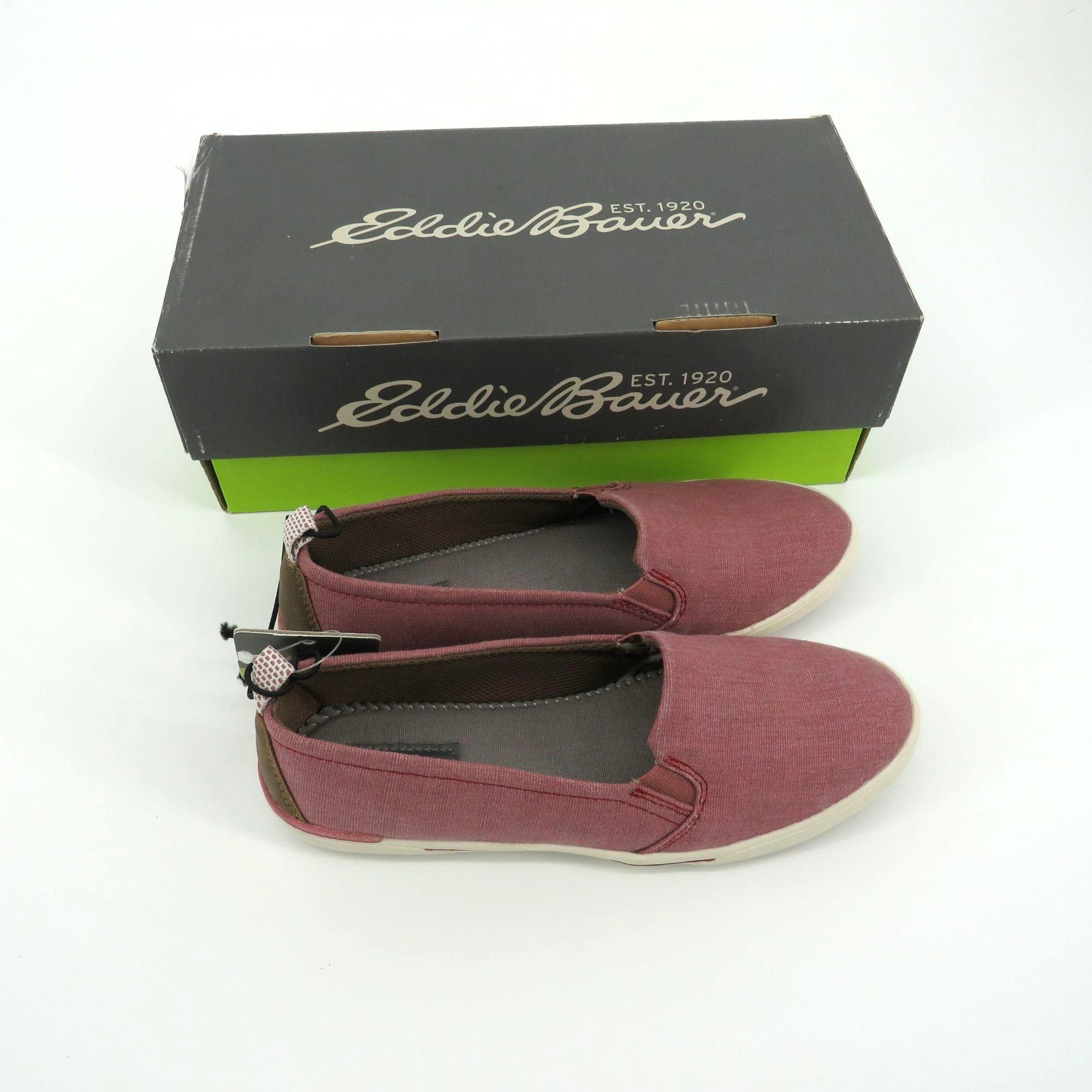 Eddie Bauer Eddie Bauer Women's Casual Slip-On Shoes Size 6 Red/Brown Ca Size US 6 / IT 36 - 1 Thumbnail