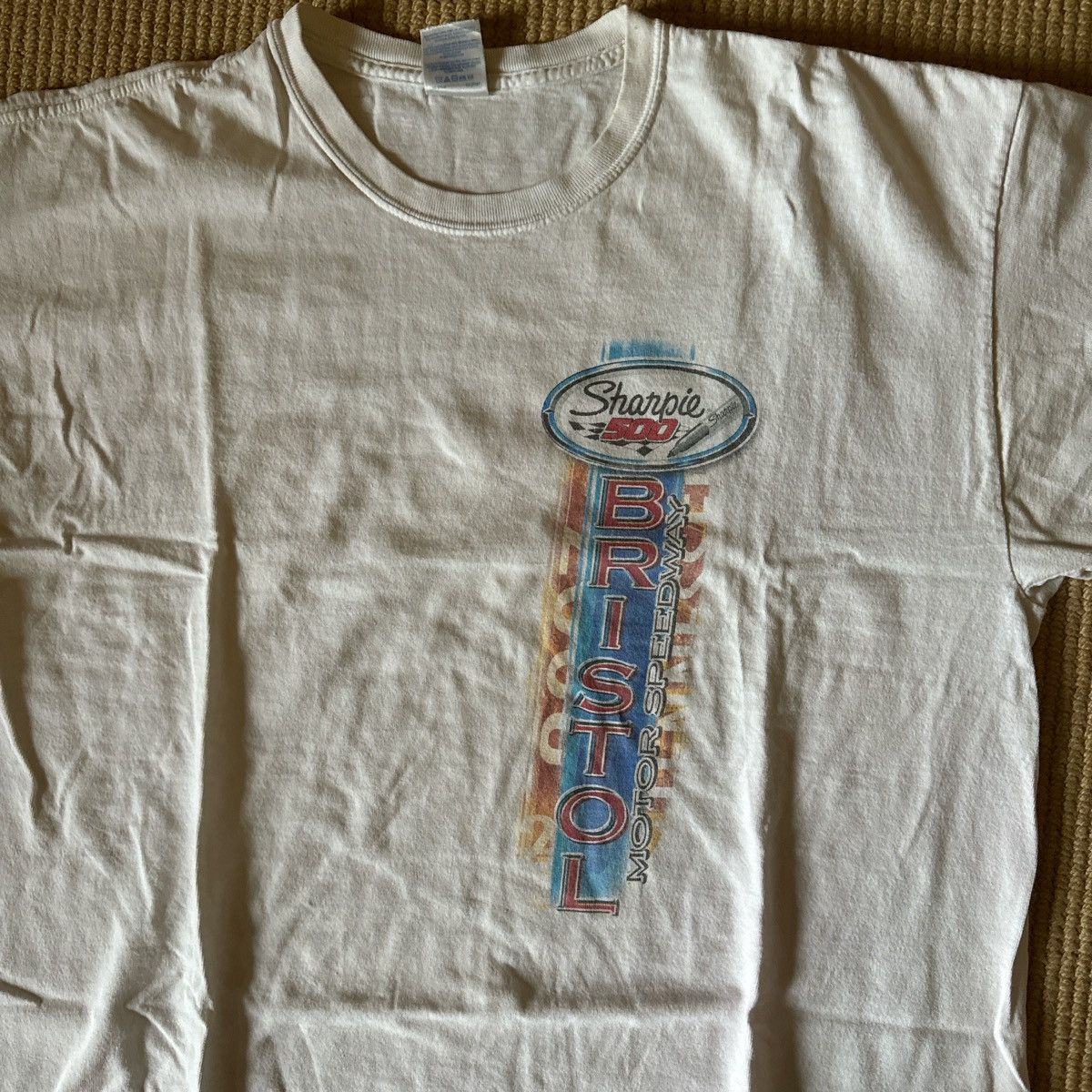 NASCAR × Vintage Vintage NASCAR Bristol Sharpie T shirt Size US XL / EU 56 / 4 - 2 Thumbnail