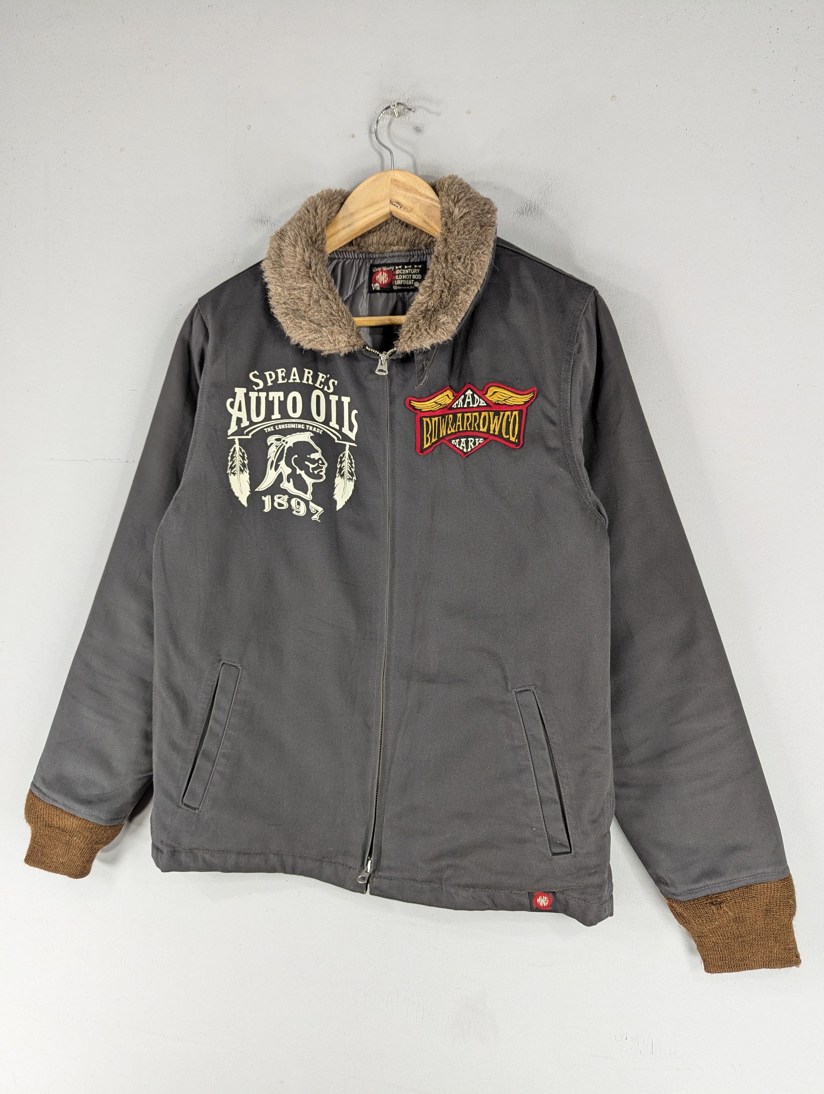 Japanese Brand Vintage MWS Motorcycle Style Quilted Jacket Size US M / EU 48-50 / 2 - 2 Thumbnail