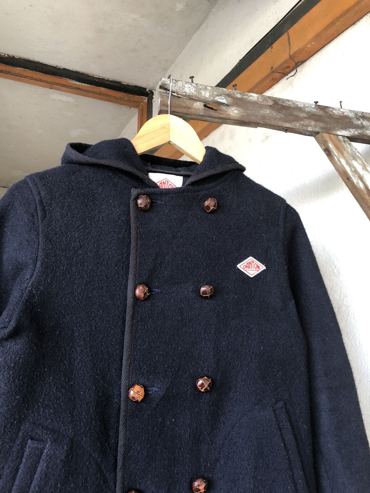 Danton Vintage Danton Wool Jacket Wt Hoodie Size XXS / US 00 / IT 34 - 6 Thumbnail