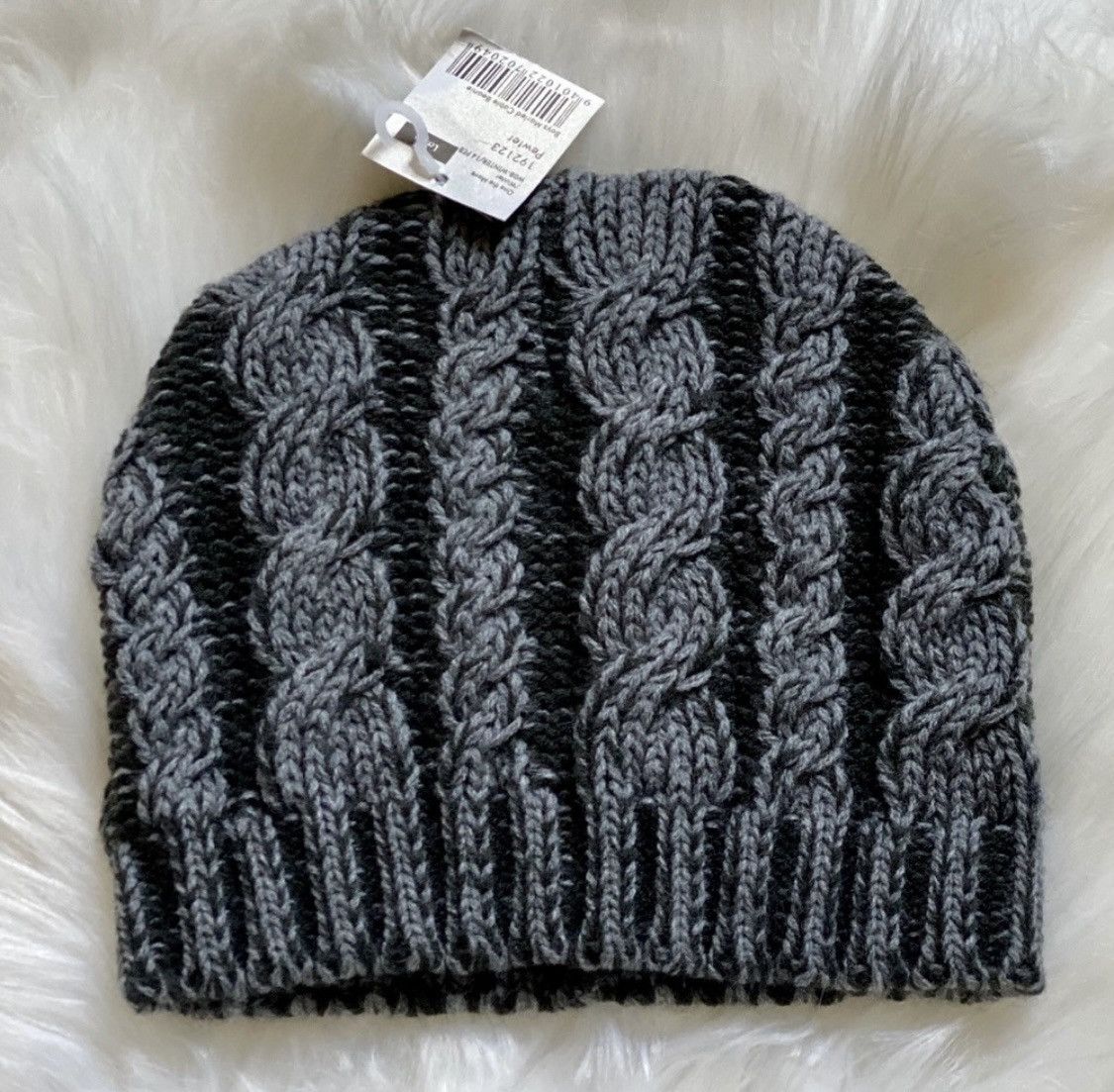 Other GRAY URBAN PEWTER EMBROIDERED KNIT BEANIE HAT Size ONE SIZE - 2 Thumbnail