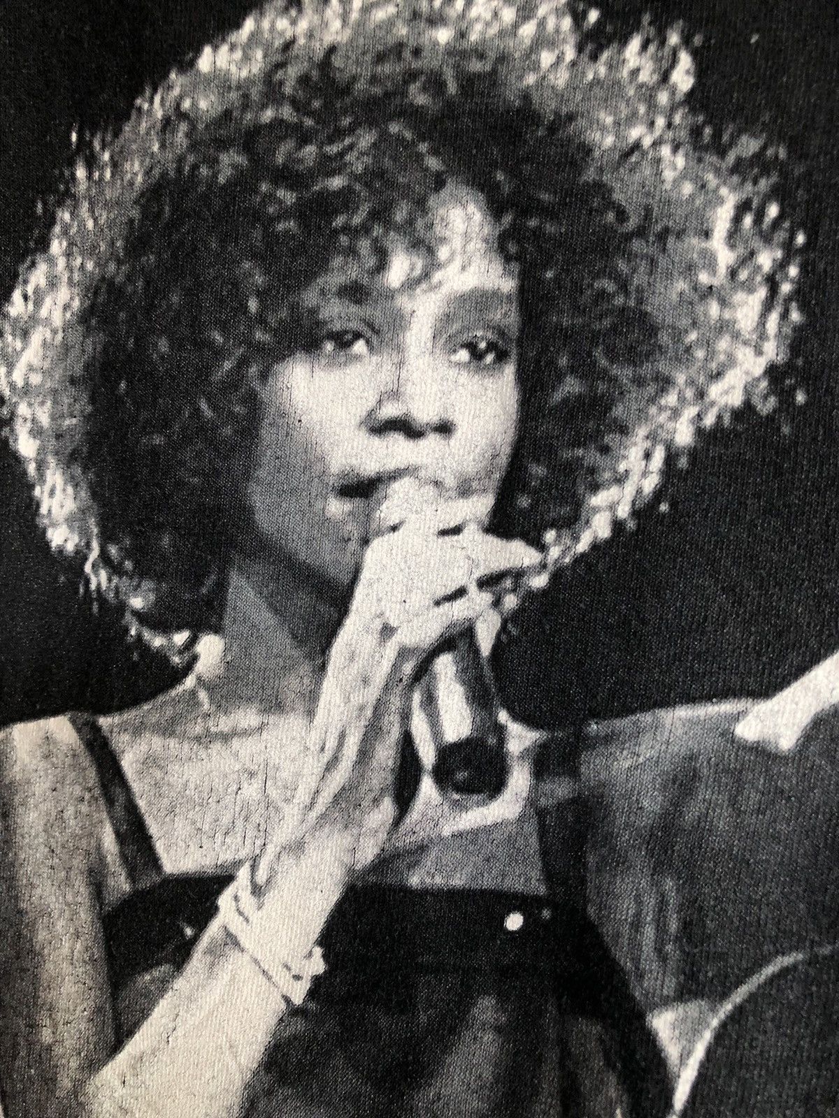 Band Tees × Vintage Vintage Y2K Whitney Houston Legendary Pop Diva Tee Size US L / EU 52-54 / 3 - 7 Thumbnail