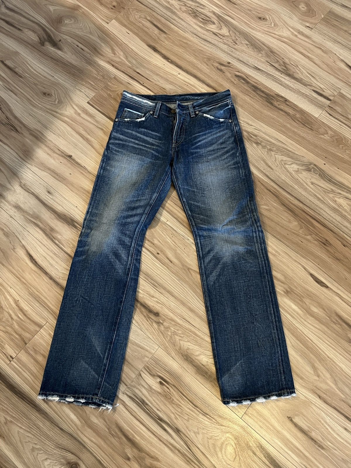 Levi's Vintage Levi Sky Blue Selvedge Denim 501XX Made in Japan Size US 30 / EU 46 - 1 Thumbnail