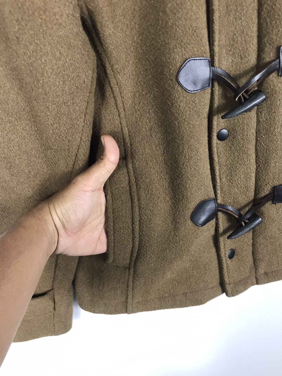 14th Addiction 🔥Hare Hooded Wool Zipper Duffle Jacket Size US M / EU 48-50 / 2 - 6 Thumbnail