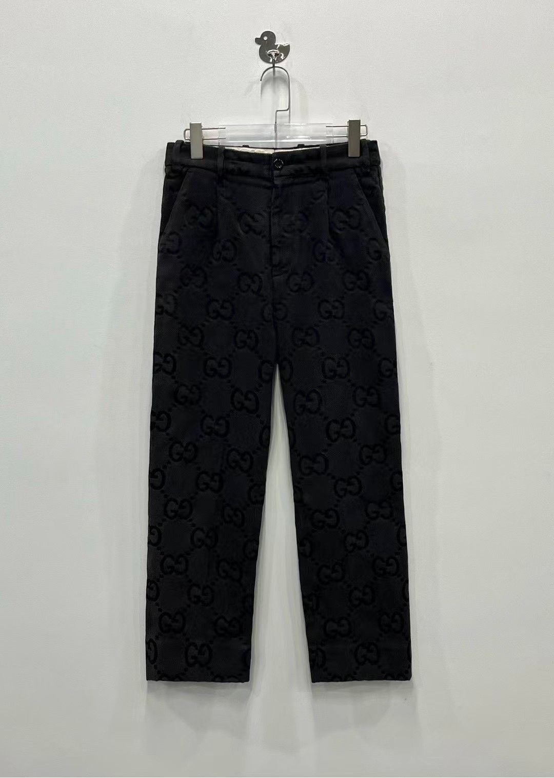Gucci Gucci black dark pattern double G full print suit trousers Size US 40 / EU 56 - 1 Thumbnail