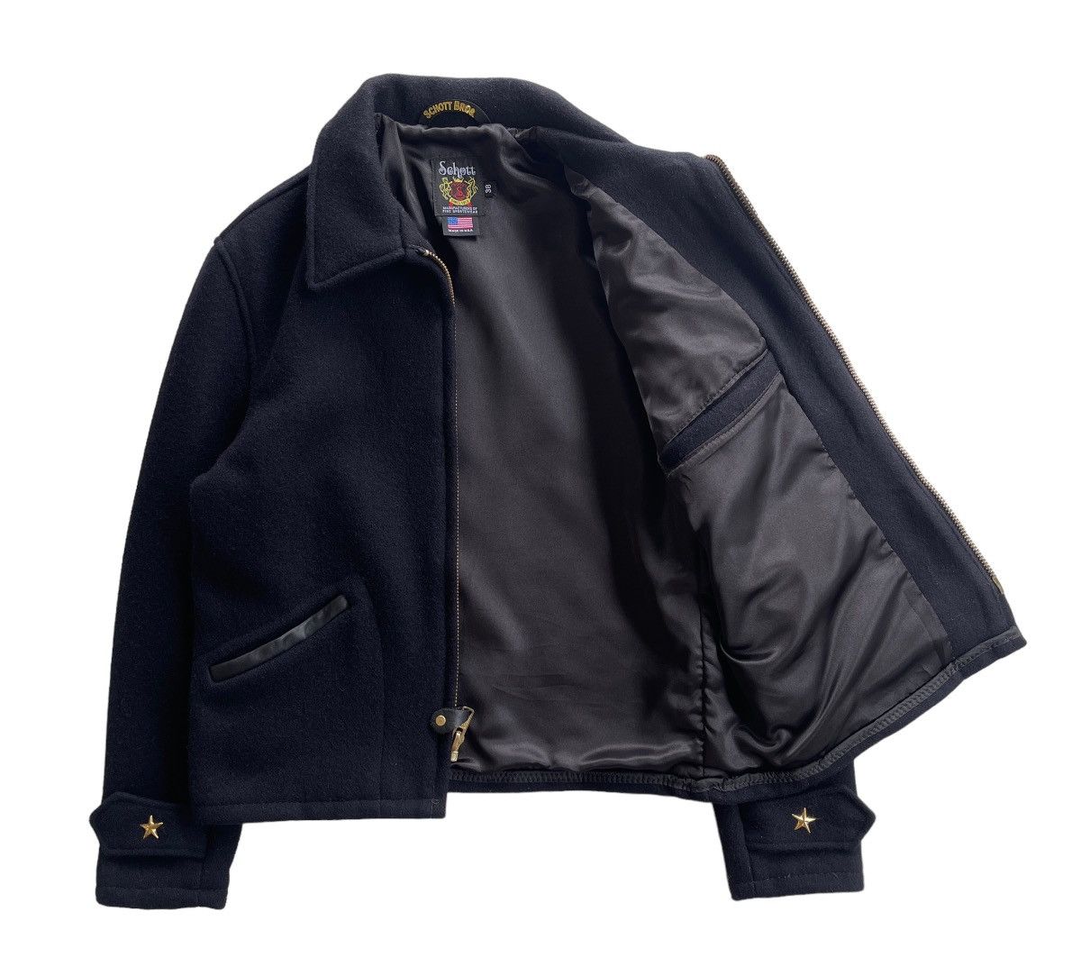 Schott Vintage Schott 716 Wool CPO Jacket Size US S / EU 44-46 / 1 - 3 Thumbnail