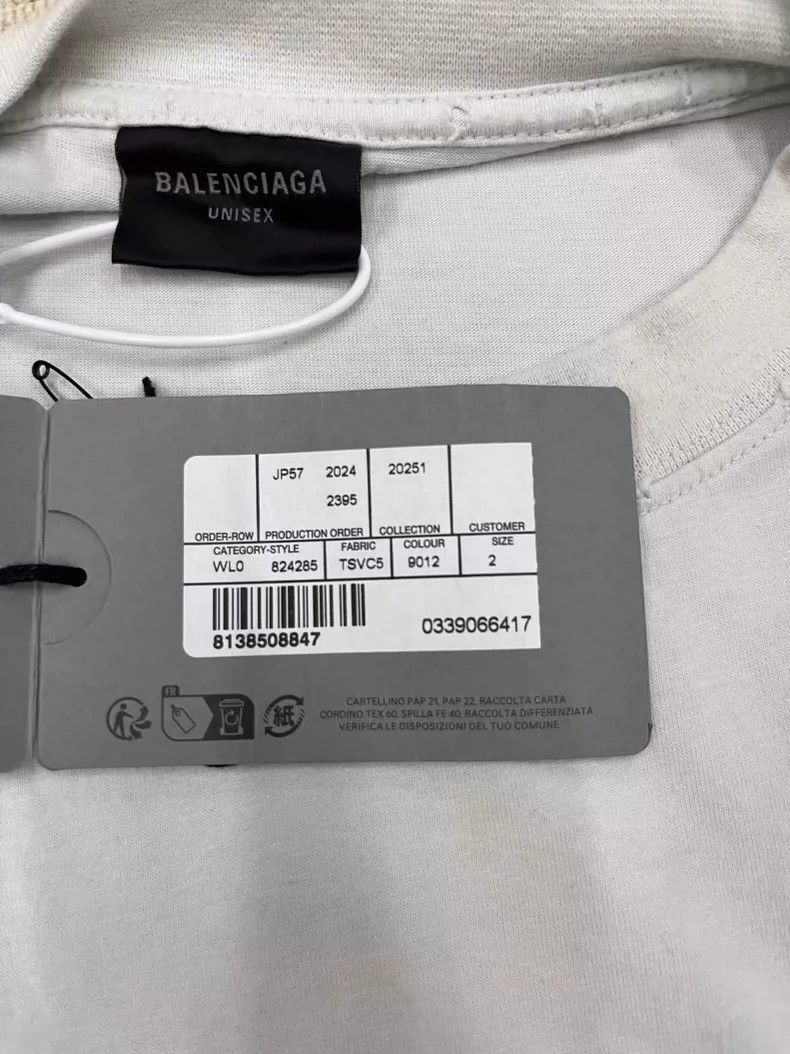 Balenciaga Balenciaga Fashion Designer Short Sleeve Tshirt-2505 Size US M / EU 48-50 / 2 - 4 Thumbnail