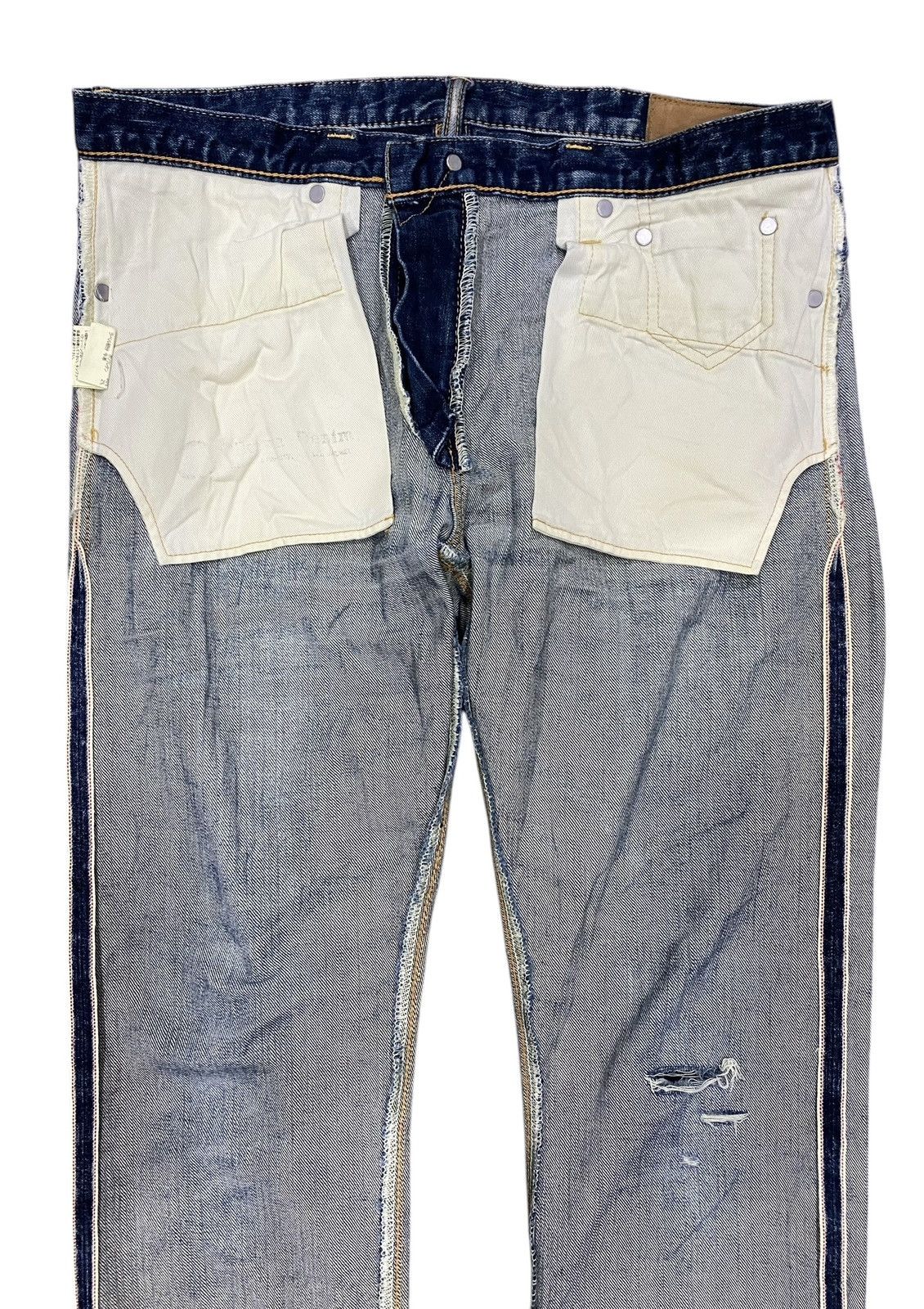20471120 SHIPS Denim Redline Selvage Skinny Size US 34 / EU 50 - 8 Thumbnail