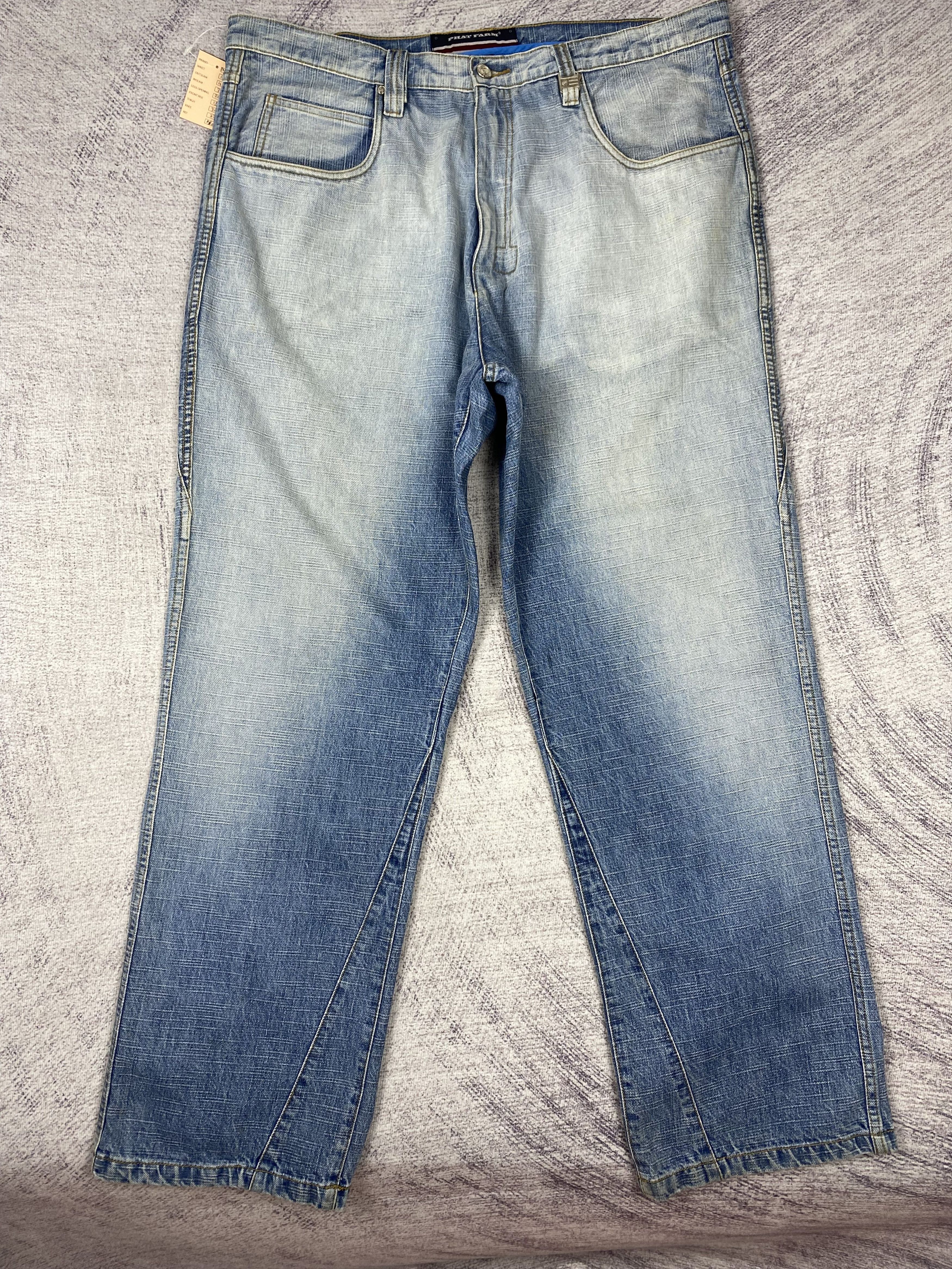 Phat Farm Vintage Phat Farm Y2K Baggy Hip Hop Denim Jeans P0488 Size US 40 / EU 56 - 1 Thumbnail
