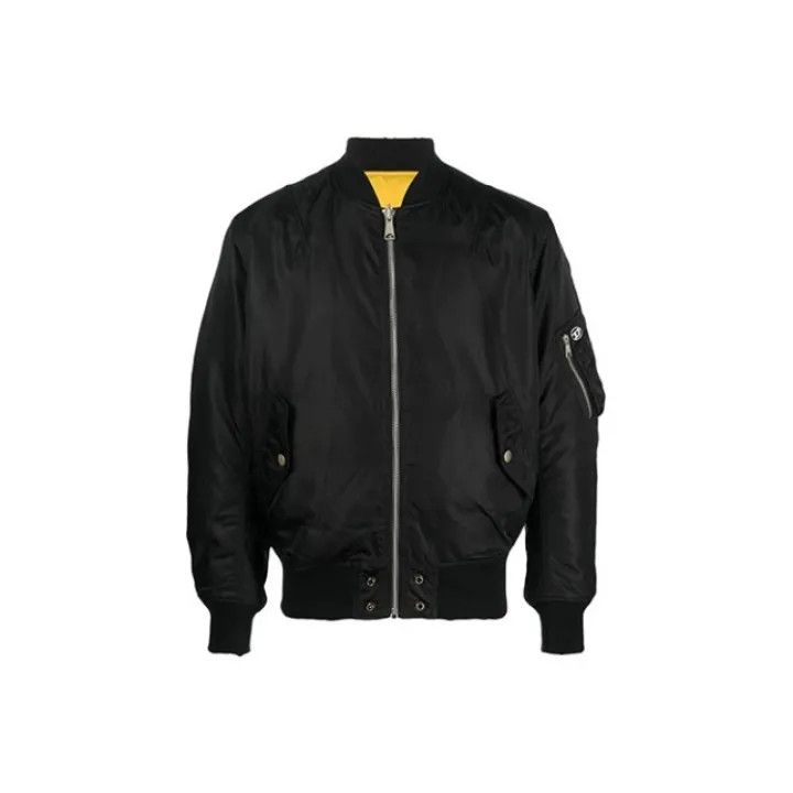 Diesel Black Logo Zip Jacket for Men 0079