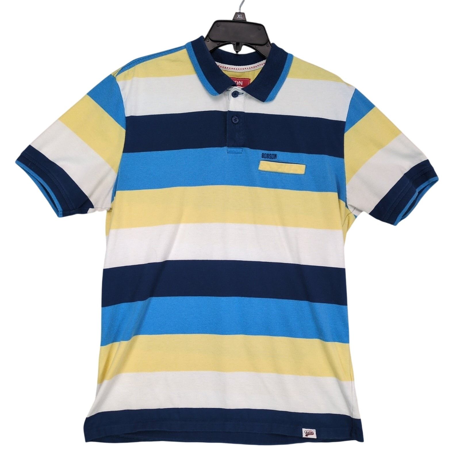 Other Bobson Men's XL Striped Polo Shirt Okayama Japan Size US XL / EU 56 / 4 - 1 Thumbnail
