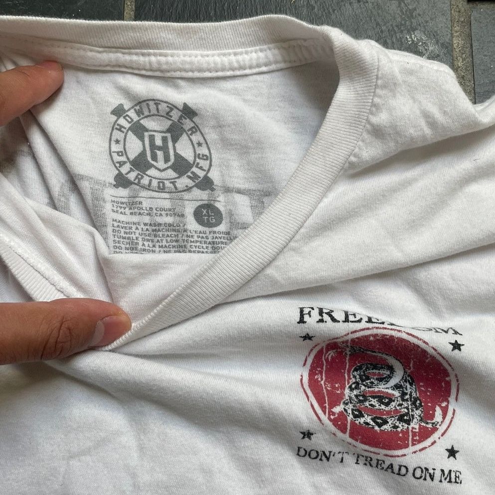 Other Dont Tread On Me Snake Tshirt White Red Size XL Size US XL / EU 56 / 4 - 3 Thumbnail