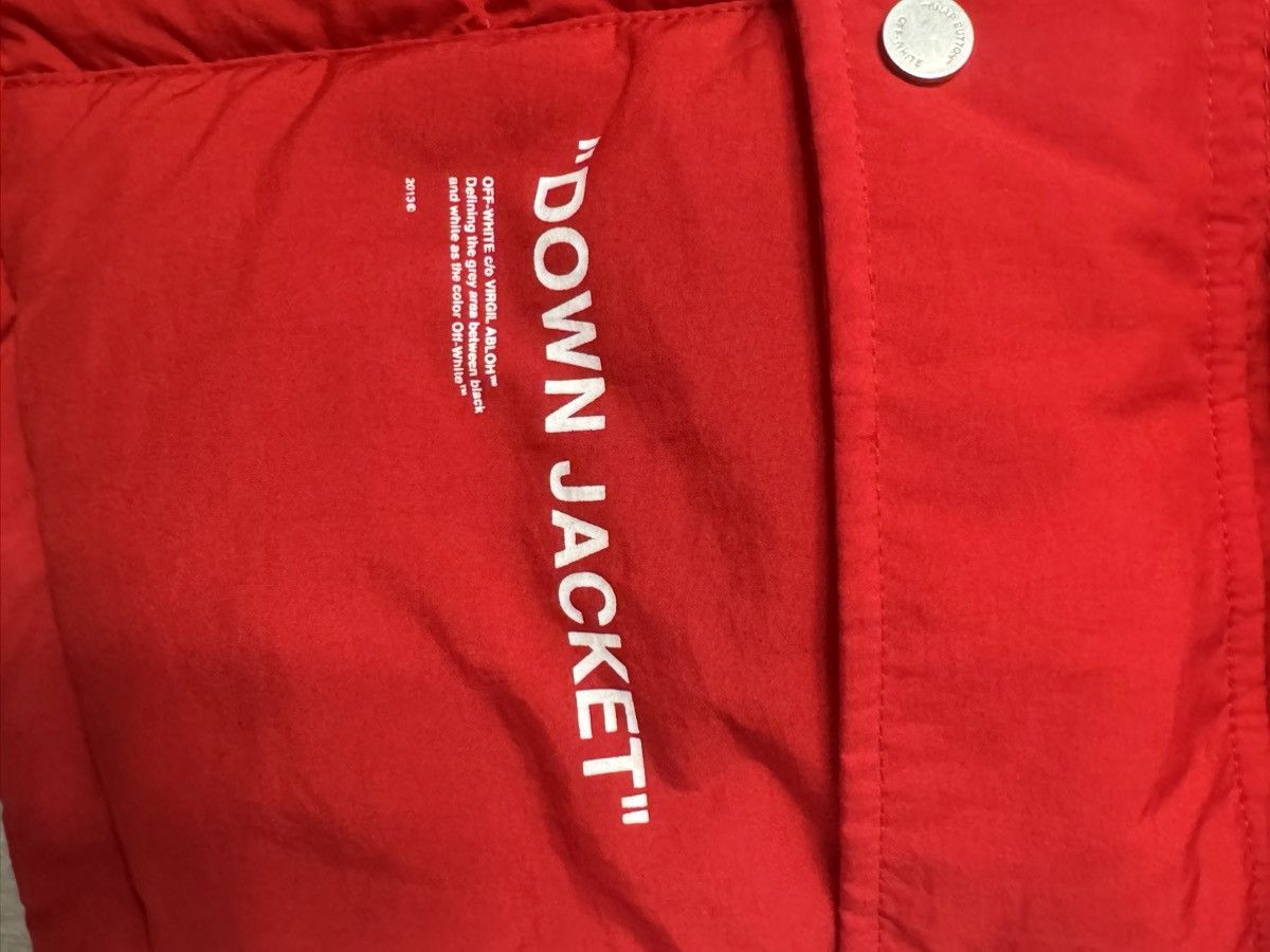 Off-White Offwhite Puffer Jacket Size US XXS / EU 40 - 4 Thumbnail