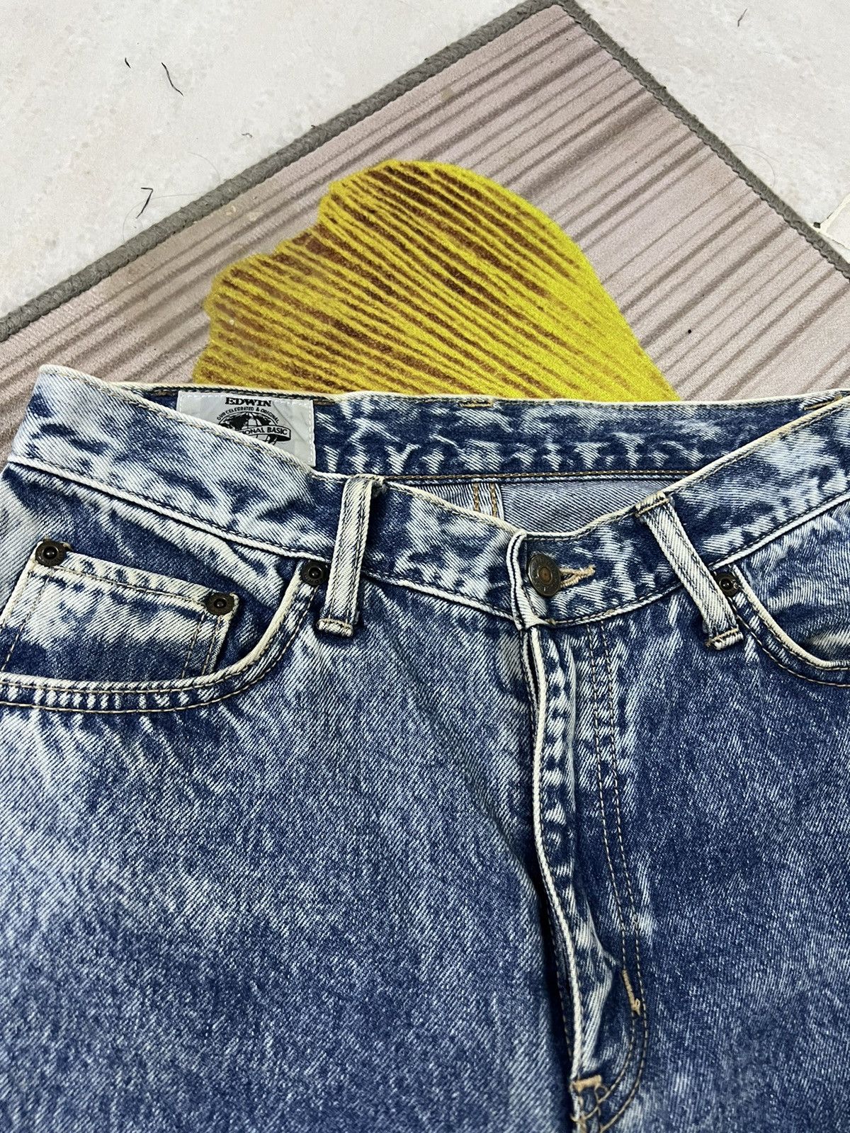 Edwin × Vintage VINTAGE EDWIN INTERNATIONAL BASIC ASID WASH JEANS Size US 27 - 4 Thumbnail