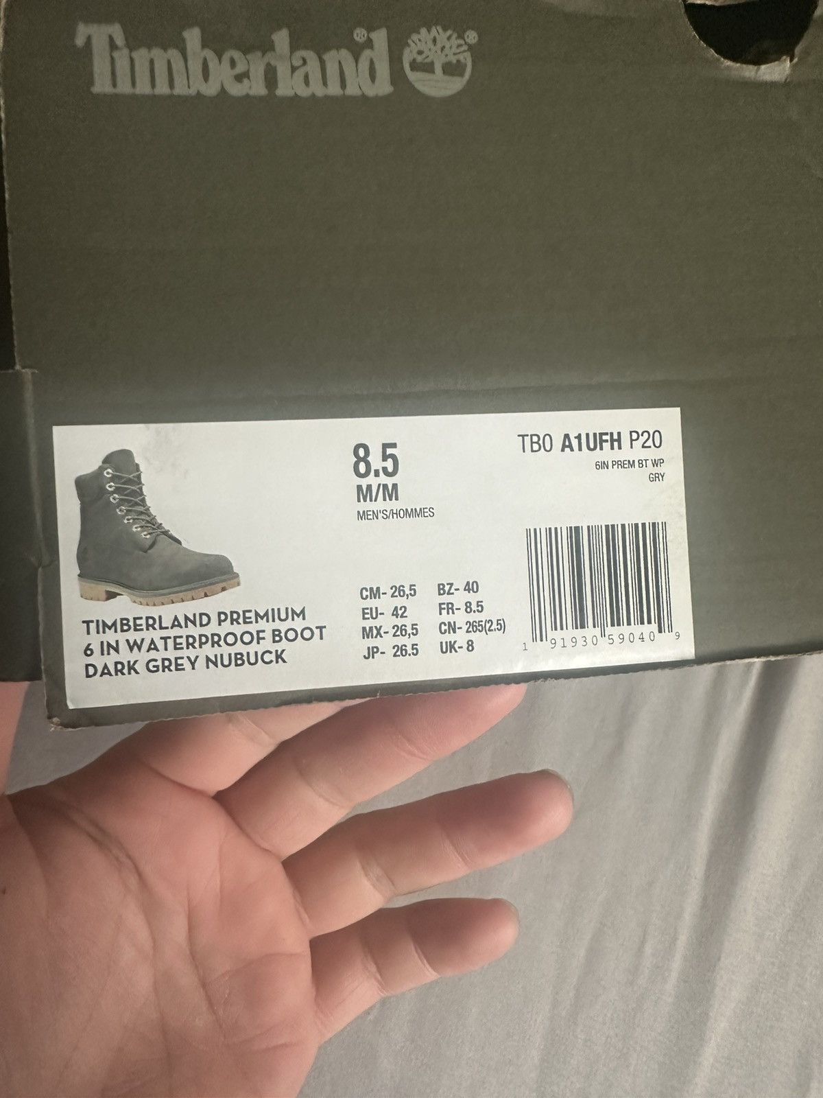 Timberland Timberland grey 6inch mens boots Size US 8.5 / EU 41-42 - 6 Thumbnail
