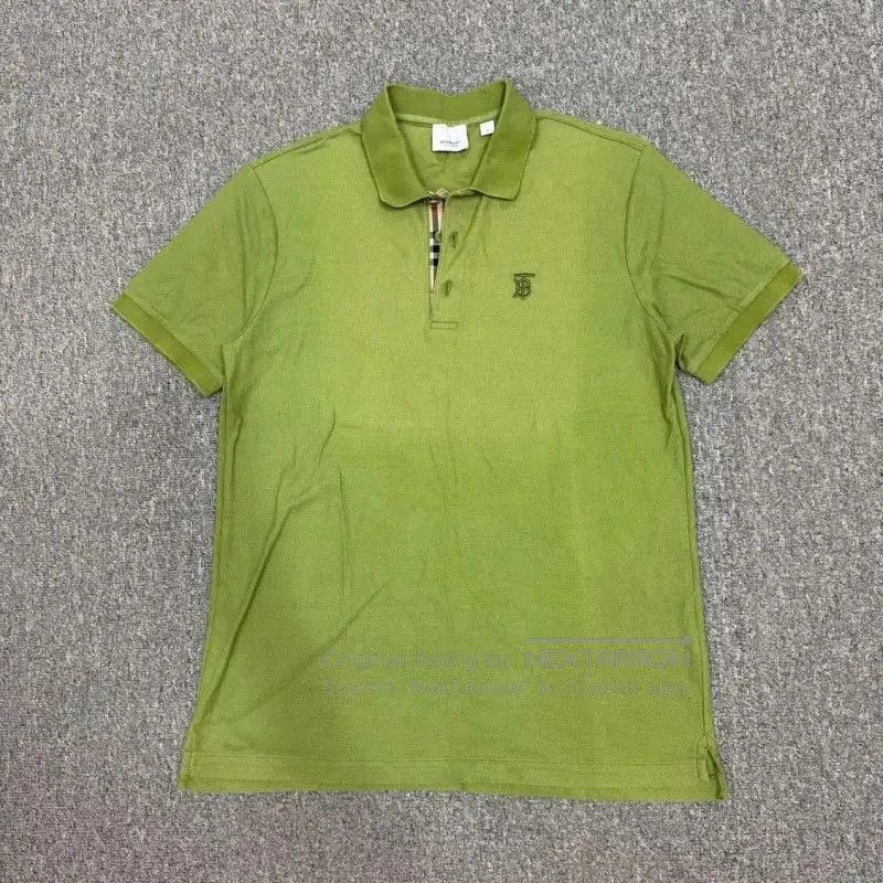 Burberry Burberry Green Cotton Polo Shirt M Size. Size US M / EU 48-50 / 2 - 1 Thumbnail