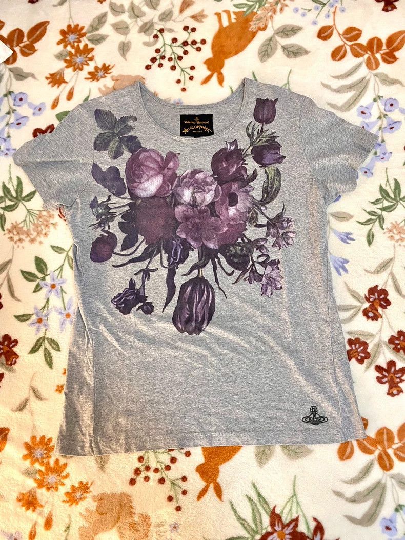 Vivienne Westwood Vivienne Westwood Floral short-sleeved T-shirt Size S / US 4 / IT 40 - 1 Thumbnail