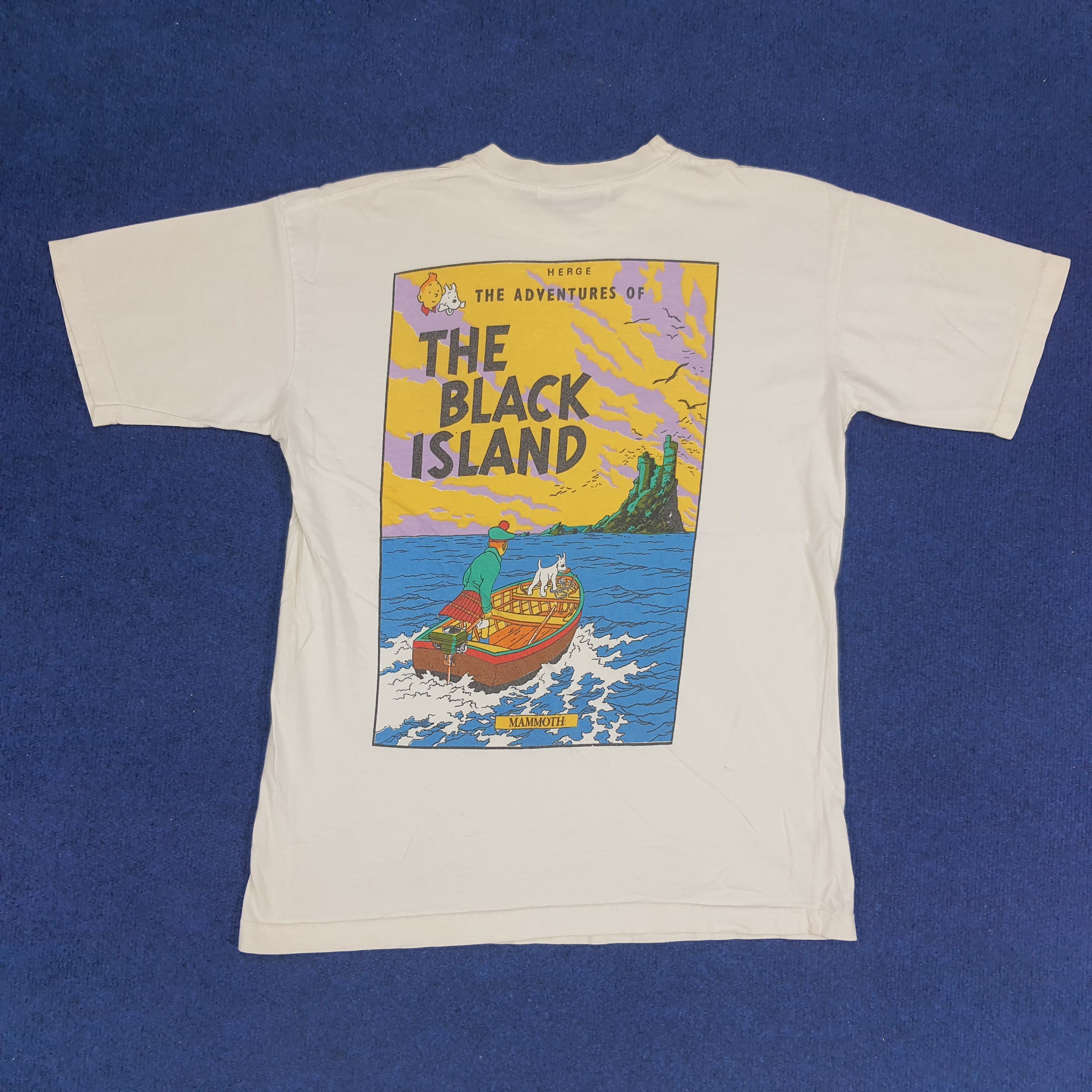 Vintage Vintage The Adventure of Tin Tin The Black Island Tshirt Size US M / EU 48-50 / 2 - 1 Thumbnail