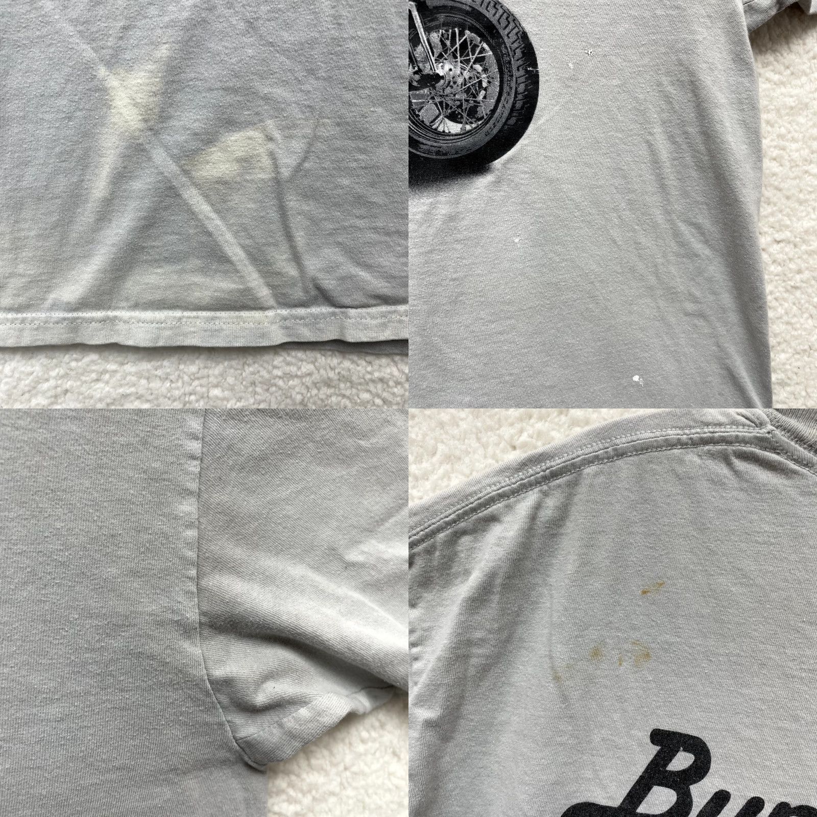 Harley Davidson VINTAGE Harley Davidson T-Shirt Large Graphic Moto Biker Pinup Girl Murfreesboro L Gray Short Sleeve Mens Size US L / EU 52-54 / 3 - 8 Thumbnail