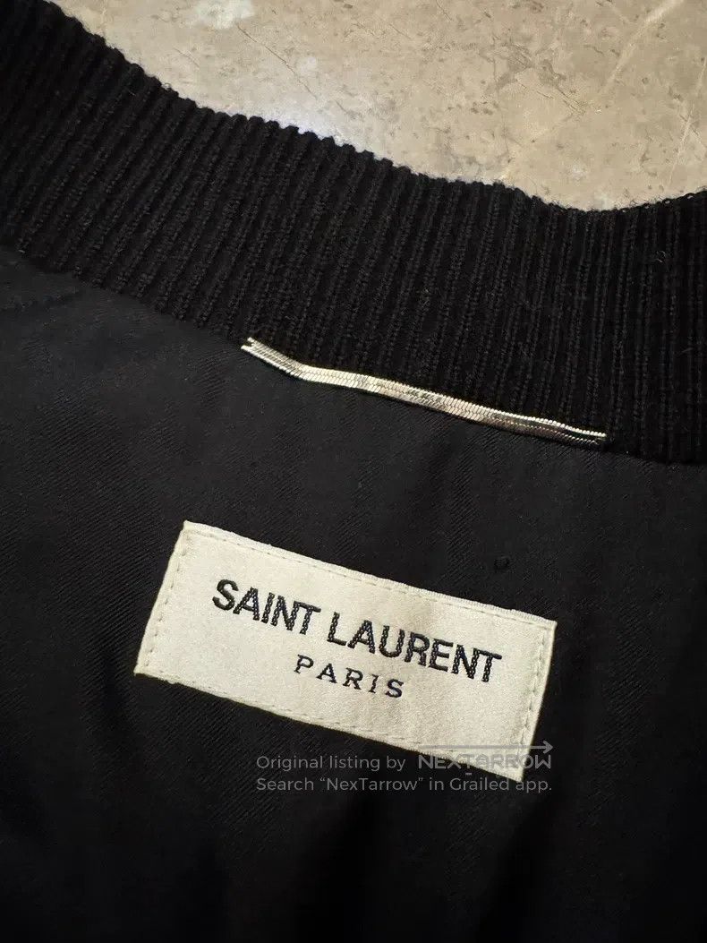 Saint Laurent Paris Saint Laurent Paris Black Silk Cotton Jacket Size US S / EU 44-46 / 1 - 8 Thumbnail