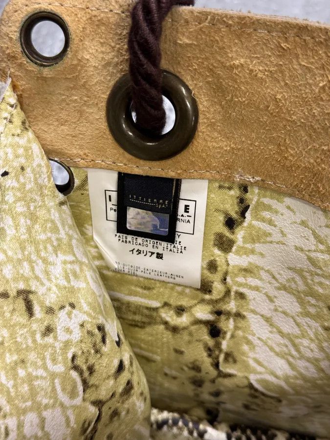 Just Cavalli 2000s Cavalli Eyelet Beige Crocodile Effect Leather Knot Handle Bag Size ONE SIZE - 4 Thumbnail