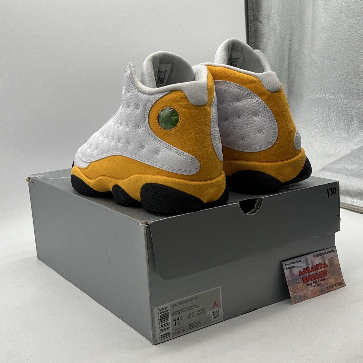Jordan Brand Air Jordan 14 Del sol Size US 11.5 / EU 44-45 - 4 Thumbnail