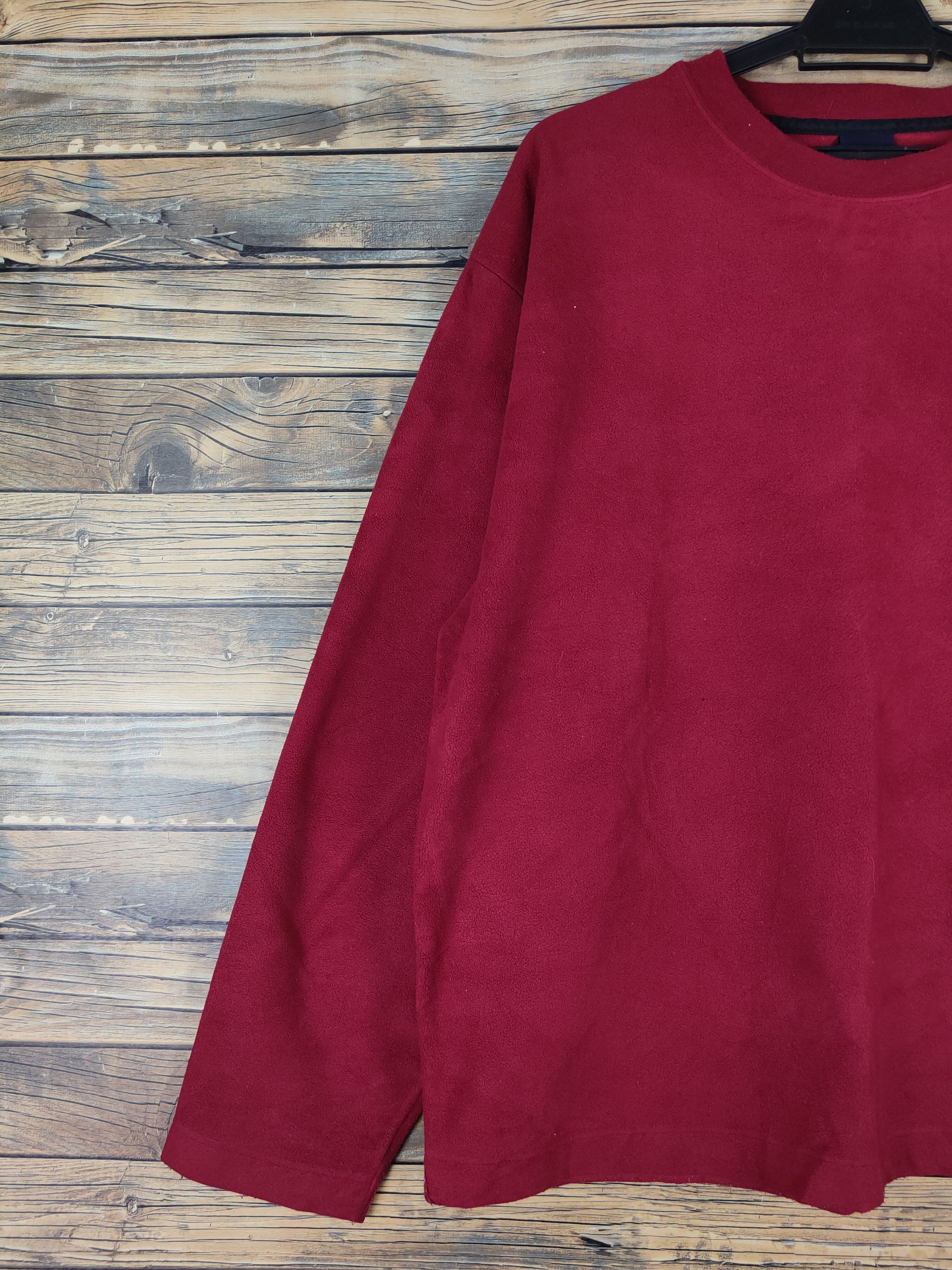 Gap × Japanese Brand × Vintage Gap vintage Maroon Sweatshirts #W1167 Size US L / EU 52-54 / 3 - 3 Thumbnail