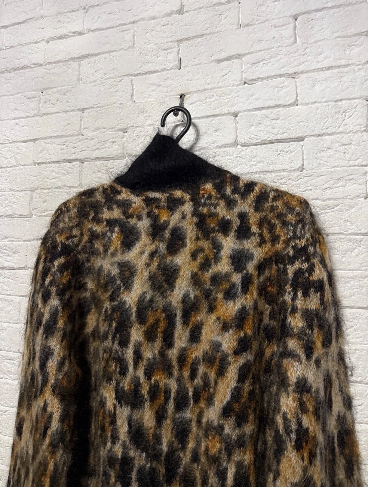 H&M Rare Rabanne H&M Mohair Blend Men`s Sweater Leopard Patern Size US L / EU 52-54 / 3 - 7 Thumbnail