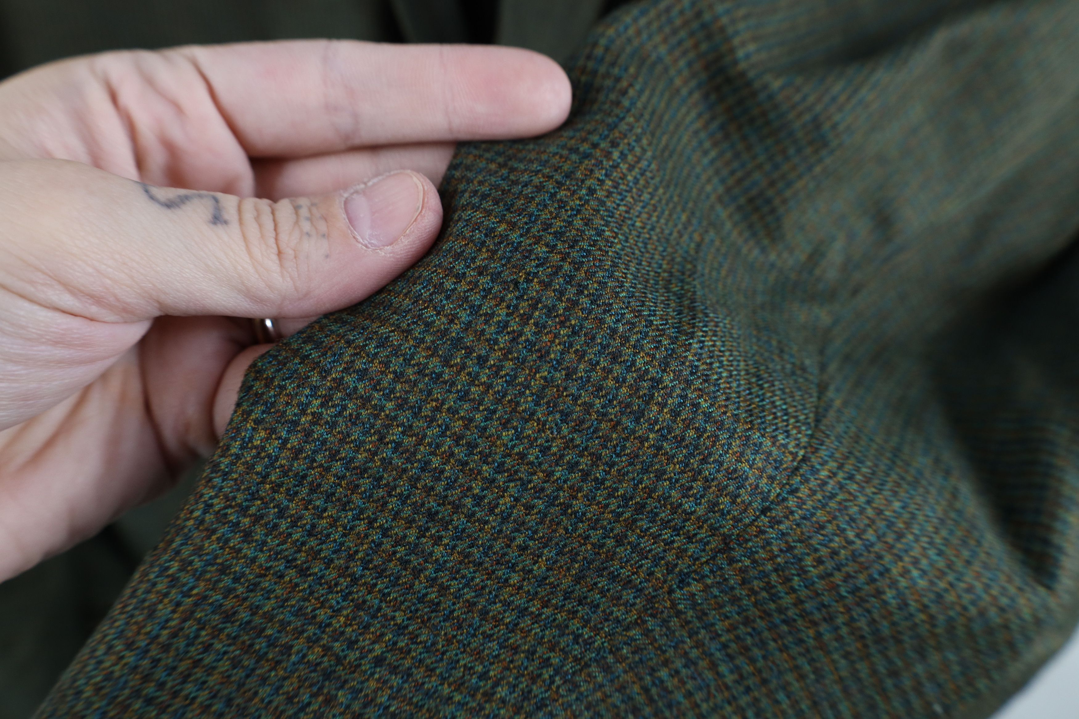 Vintage Vintage 50s 60s Rockabilly Houndstooth Blazer Jacket USA Size US XL / EU 56 / 4 - 5 Thumbnail