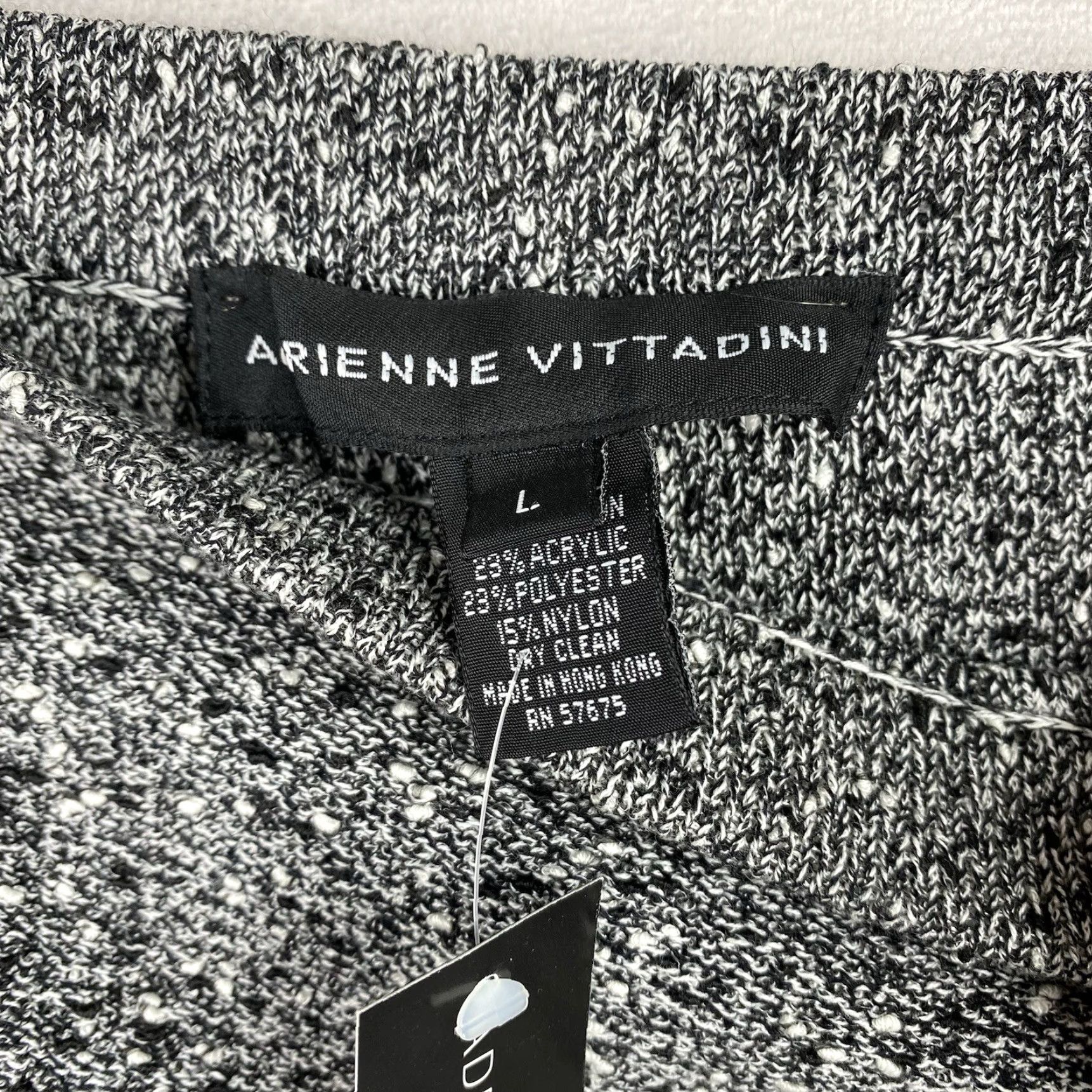Vintage VINTAGE Adrienne Vittadini Womens Skirt L Black Sweater Knit Pull On Pencil NWT Size L / US 10 / IT 46 - 6 Thumbnail