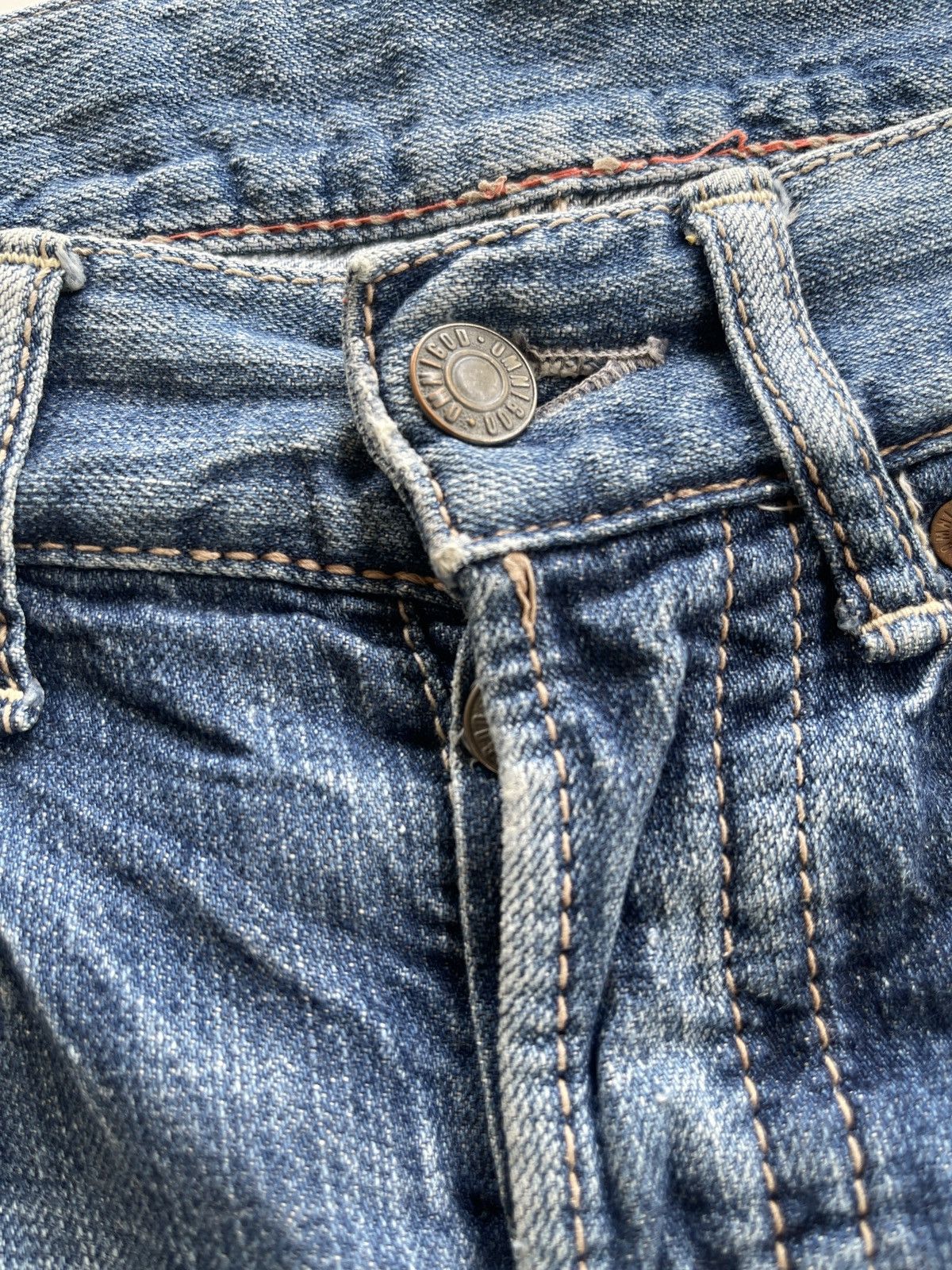 Japanese Brand Domingo Japan Distressed Denim Size US 28 / EU 44 - 8 Thumbnail
