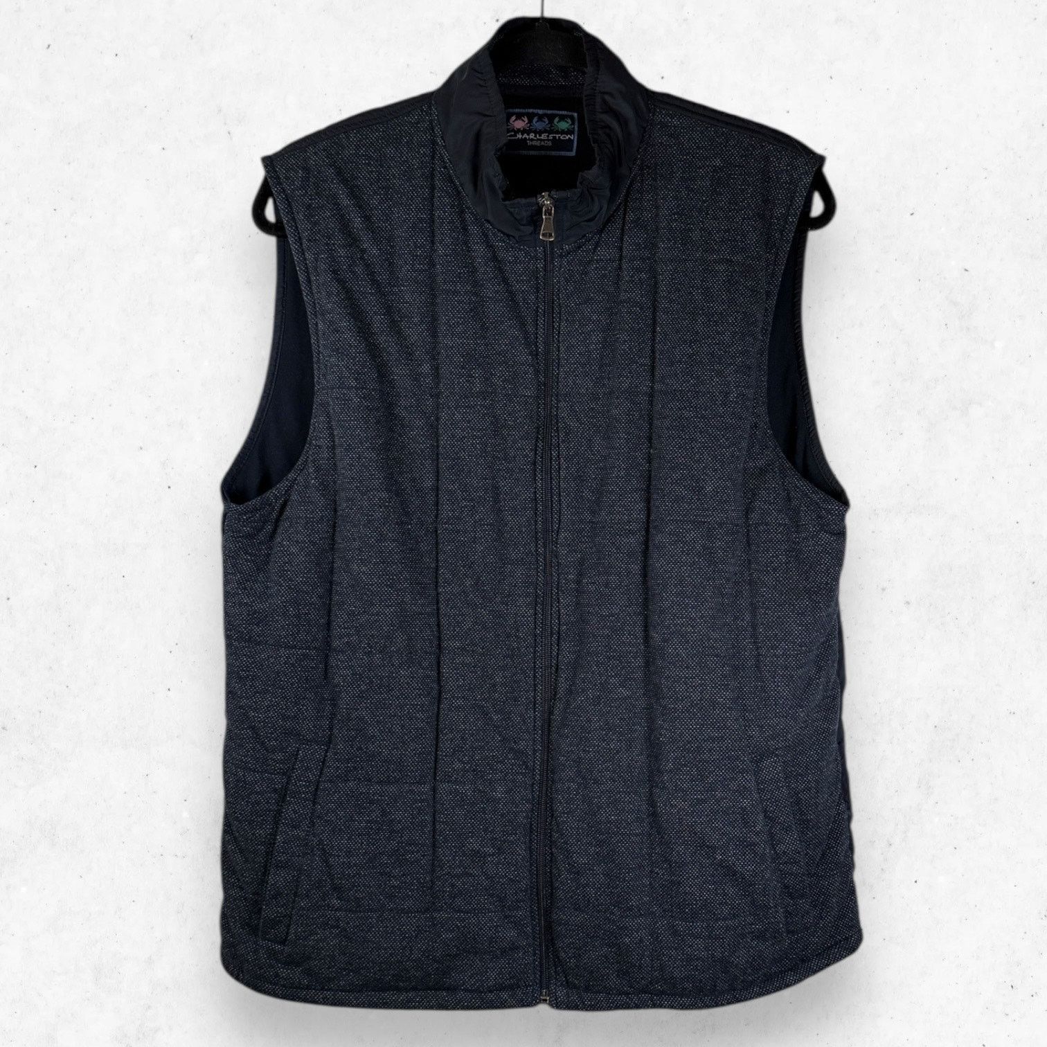 Other Charleston Threads Vest Men's L Vest Full Zip Blueish Gray Size US L / EU 52-54 / 3 - 1 Thumbnail