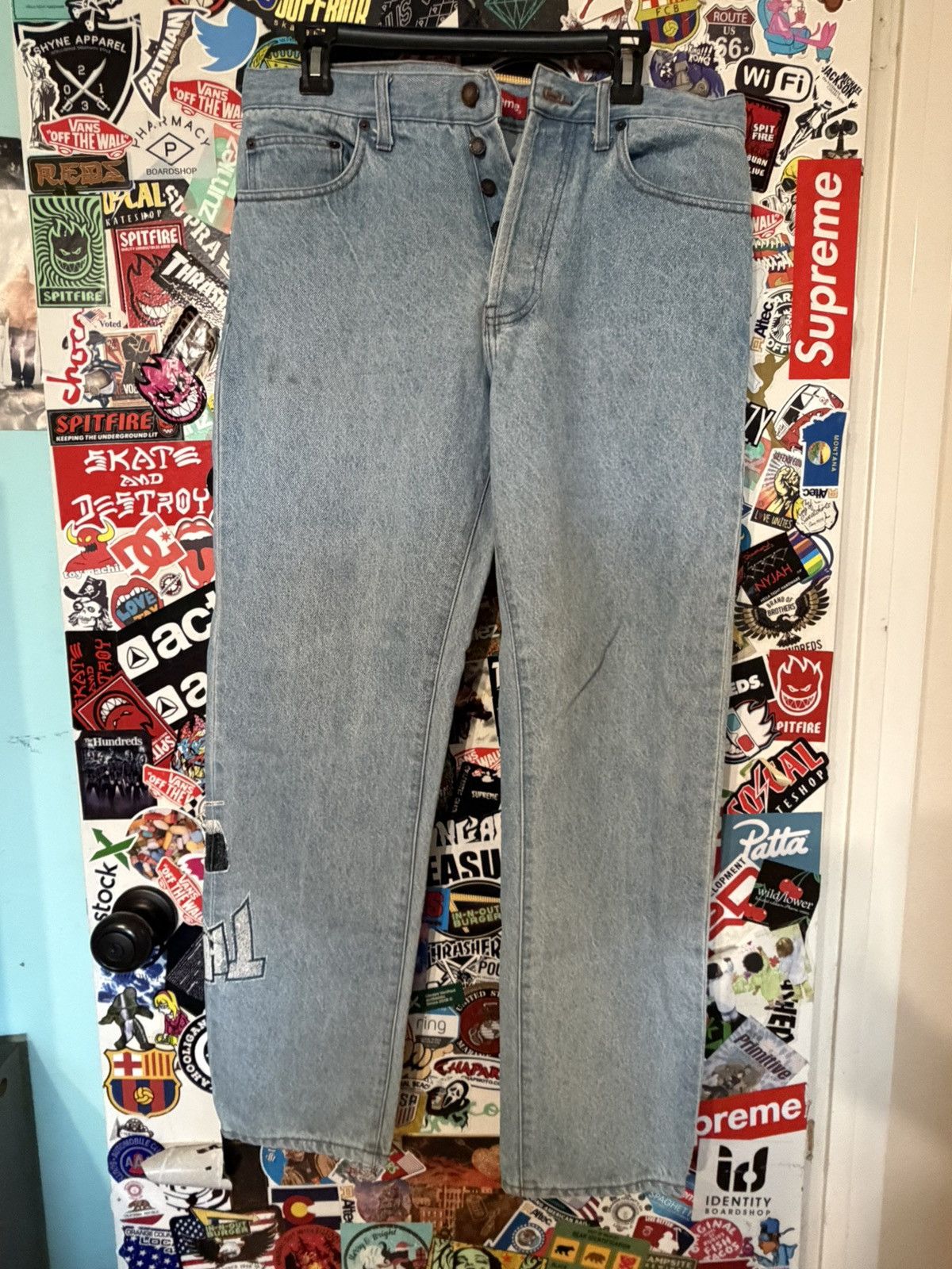 Supreme × Thrasher Supreme Thrasher Regular Jean Size US 30 / EU 46 - 2 Thumbnail