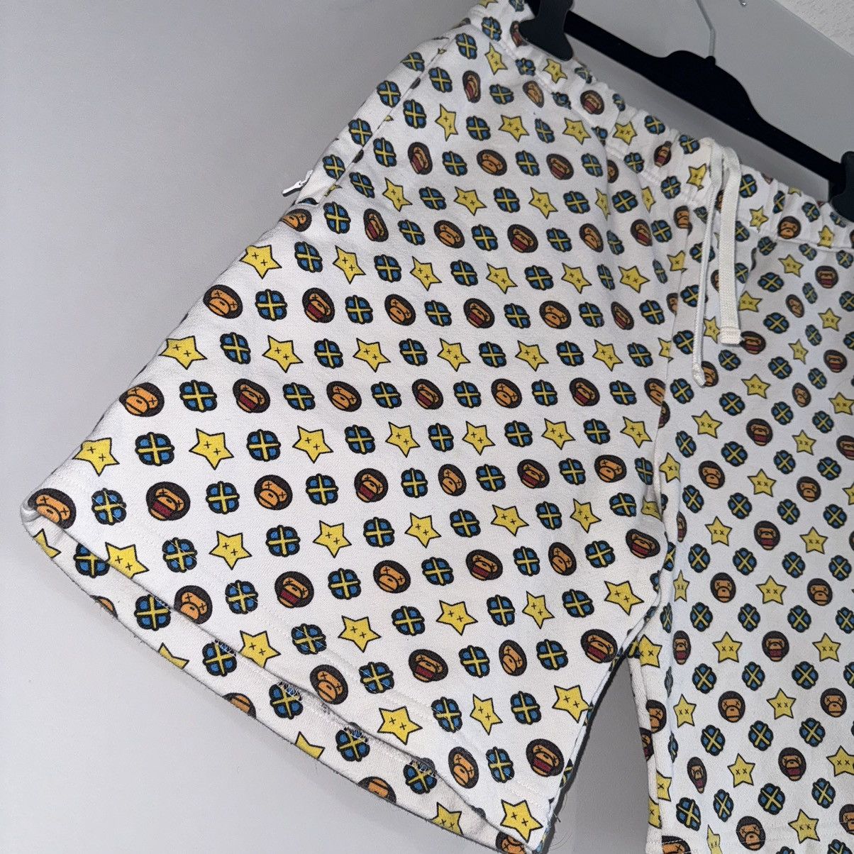 Bape × Kaws OG Bape x Kaws Baby Milo Monogram Sweat Shorts. Size US 28 / EU 44 - 3 Thumbnail