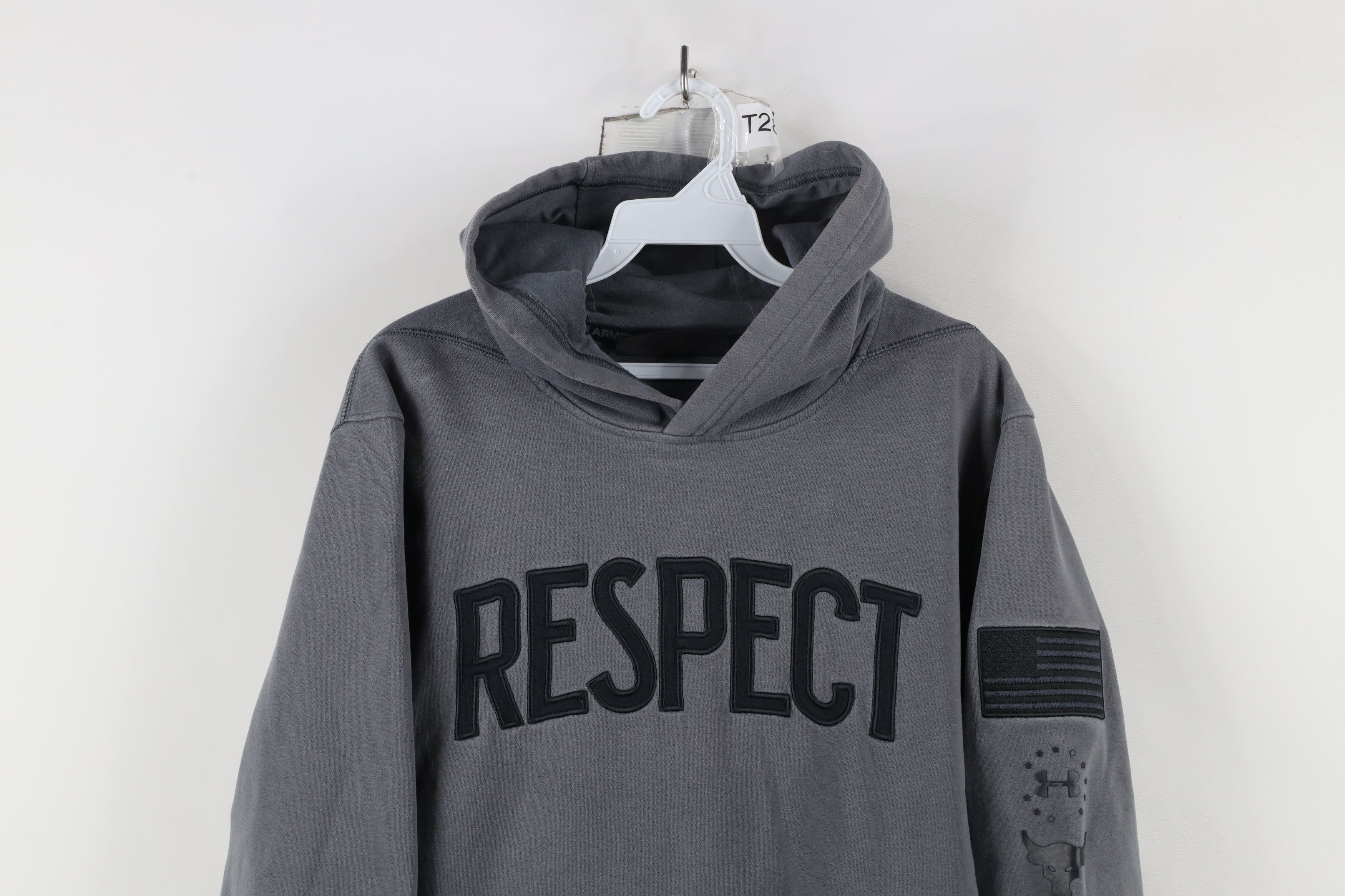 Under Armour × Vintage Under Armour x Project Rock Spell Respect Hoodie Sweatshirt Size US L / EU 52-54 / 3 - 2 Thumbnail