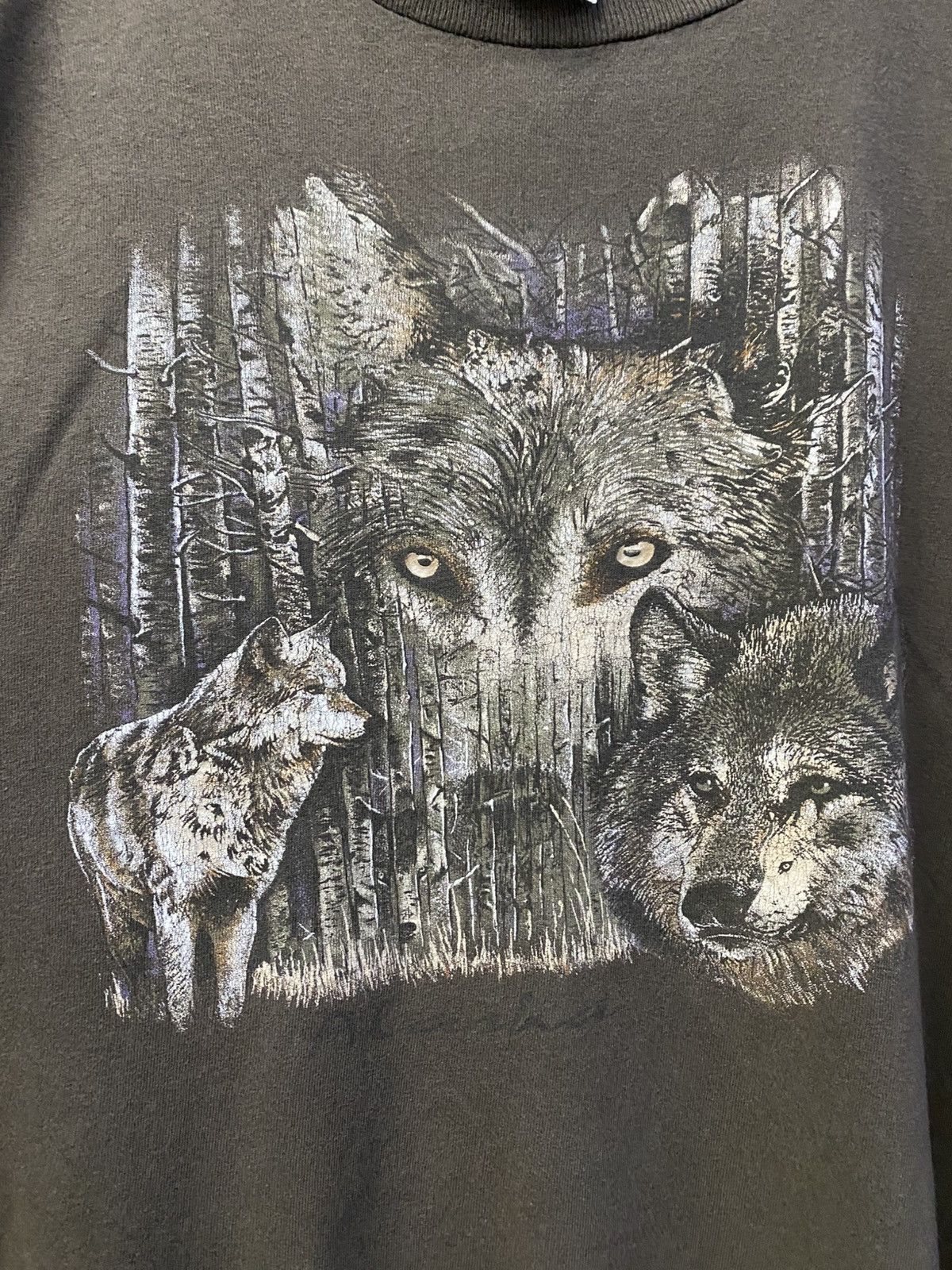 Habitat × Vintage Vintage Alaska Wolf Graphic Tee Size US L / EU 52-54 / 3 - 8 Thumbnail