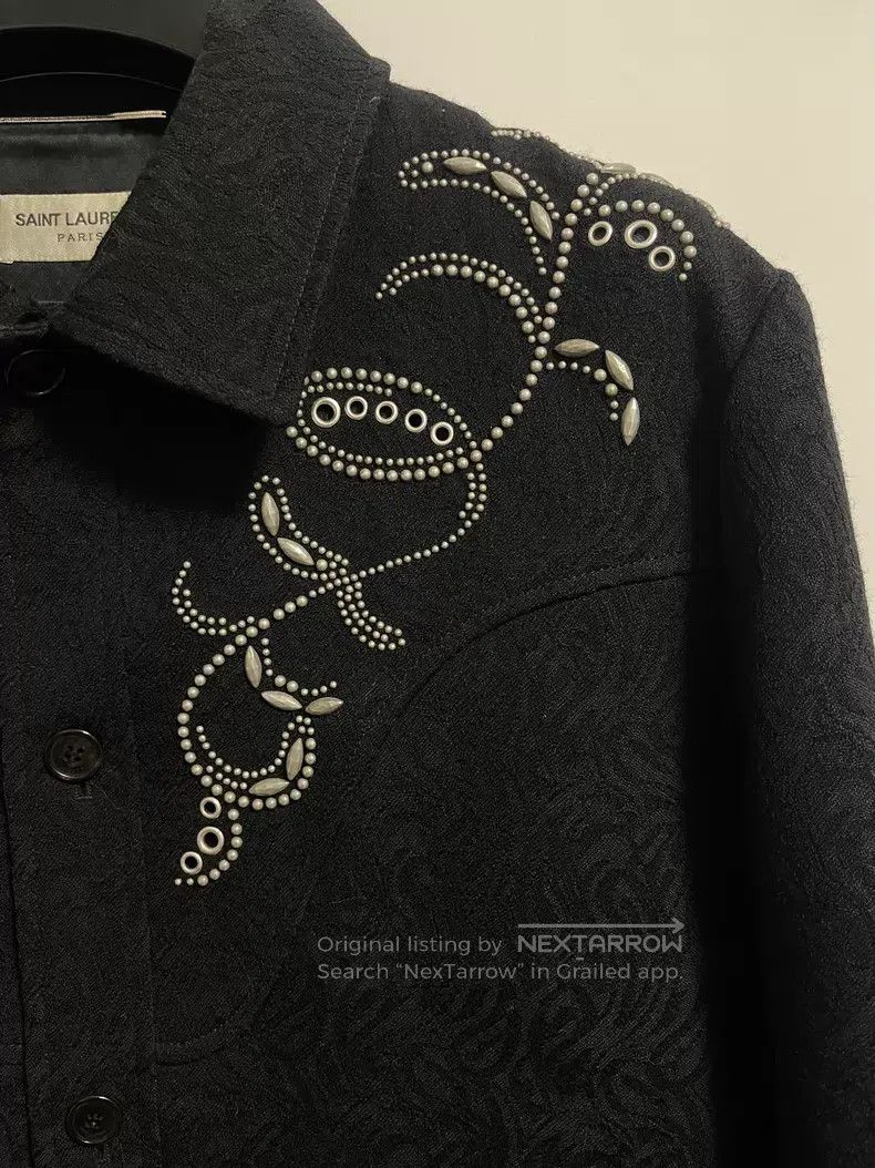Saint Laurent Paris Saint Laurent Paris Jewel-studded Jacket i Size US M / EU 48-50 / 2 - 4 Thumbnail