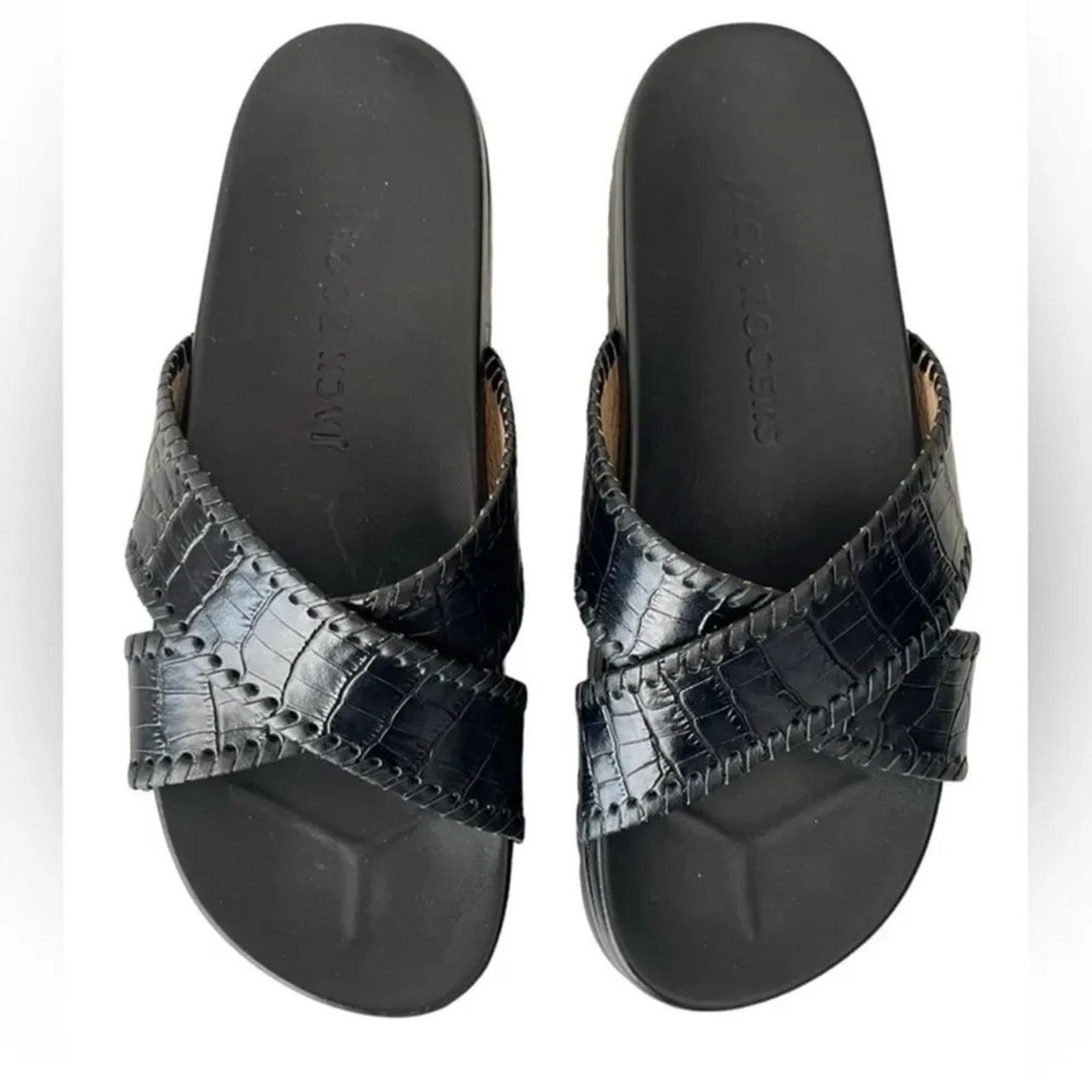 Jack Rogers Lexi Criss Cross Slide Sandals