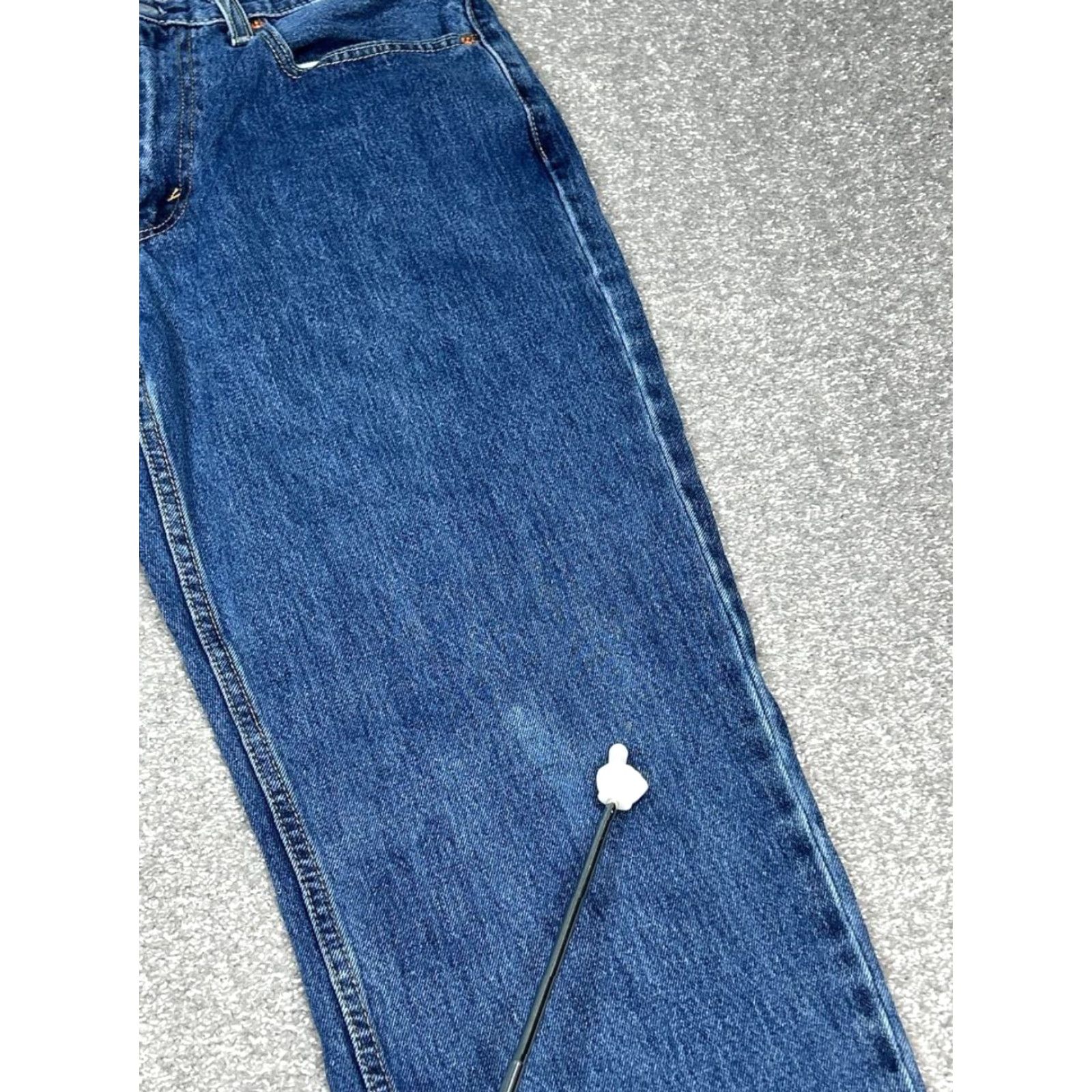 Levi's Levi's 550 Jeans Men 34 Blue Denim Cotton Relaxed Mid Rise Straight Leg 31x31 Size US 34 / EU 50 - 7 Thumbnail