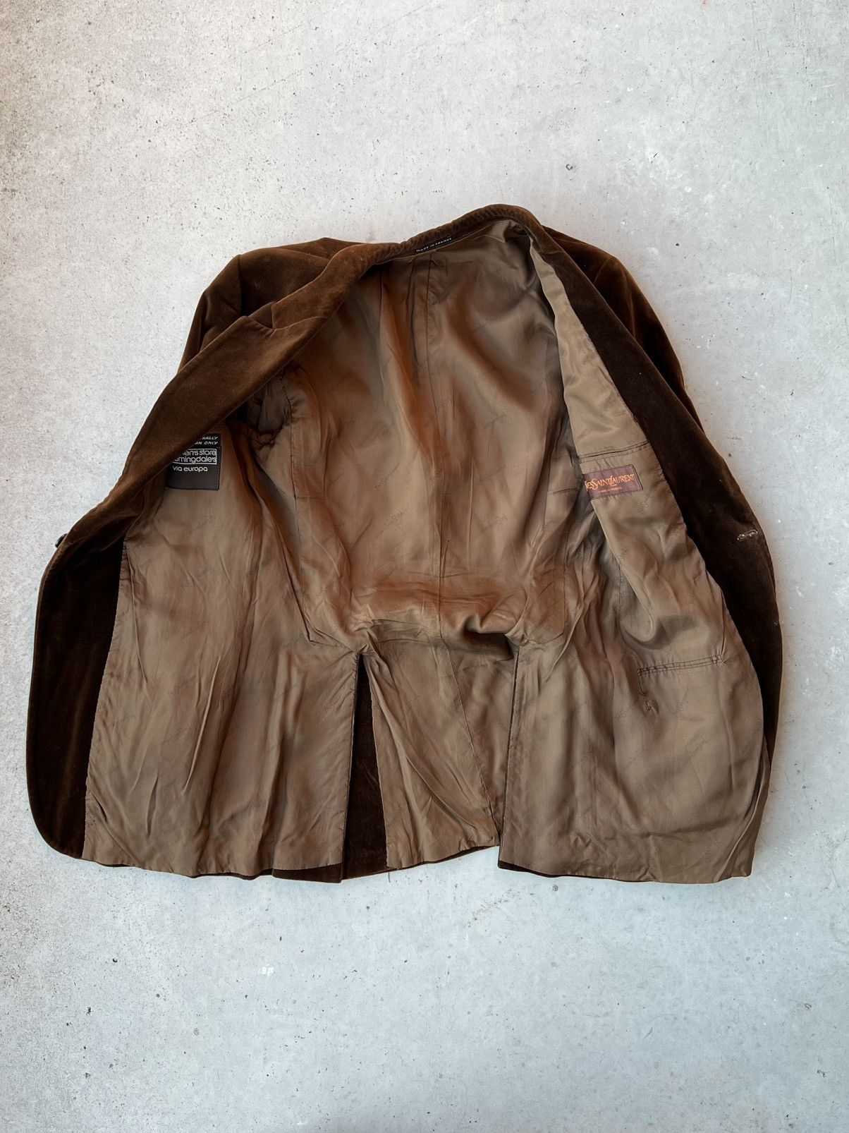 Vintage Yves Saint Laurent Vintage 80s Size 44S - 3 Thumbnail