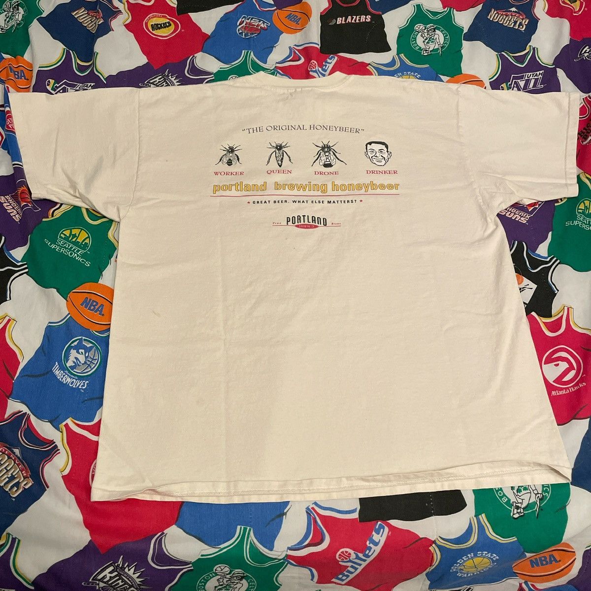 Vintage Vintage Original Honey Beer Promo Brewery Brewed Tee Size US XXL / EU 58 / 5 - 2 Thumbnail