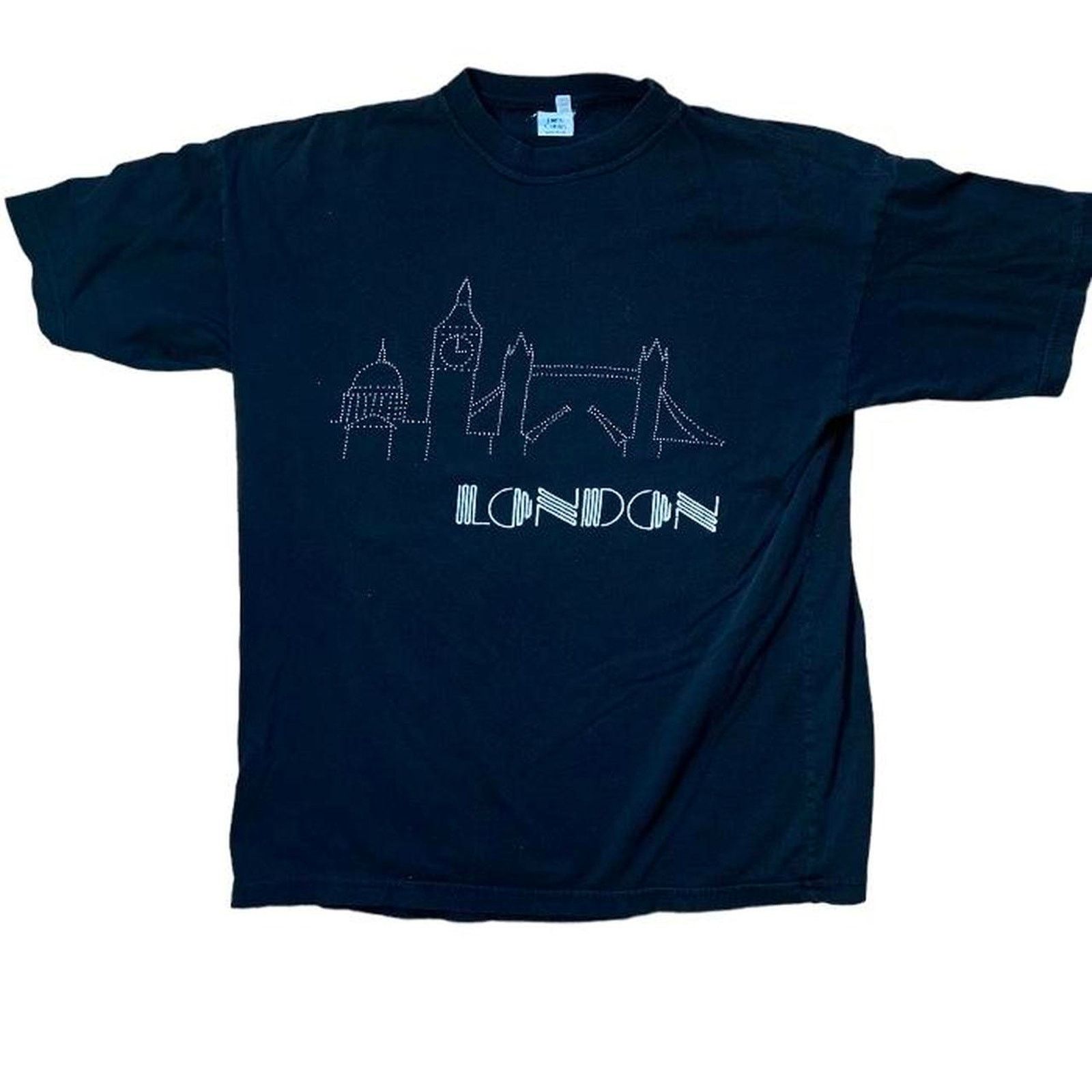 Fruit Of The Loom Y2k london england tee shirt Size US M / EU 48-50 / 2 - 1 Thumbnail