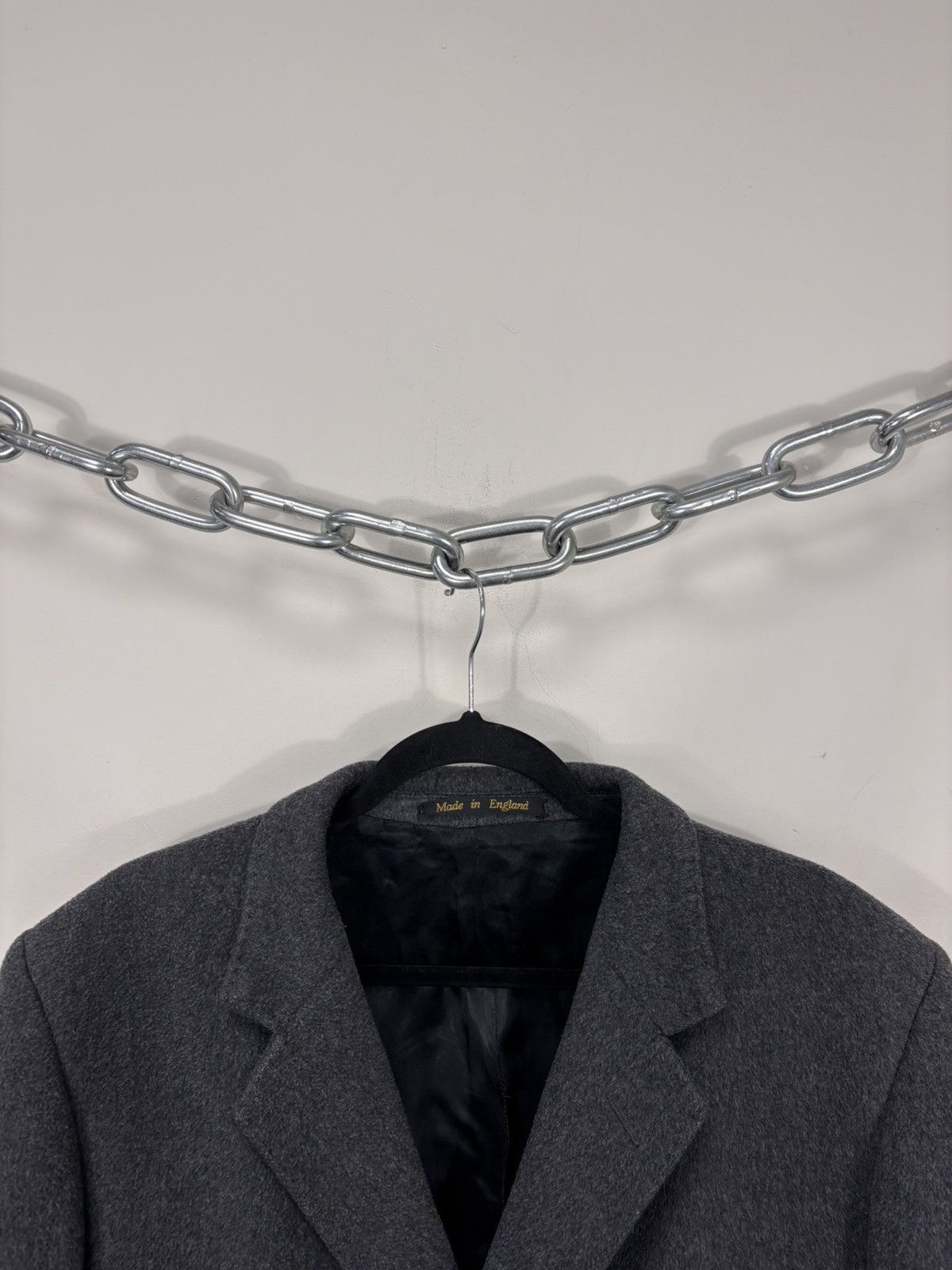 Other Hammersley Vintage Men’s Tailored Grey Wool Cashmere Coat Size US M / EU 48-50 / 2 - 7 Thumbnail