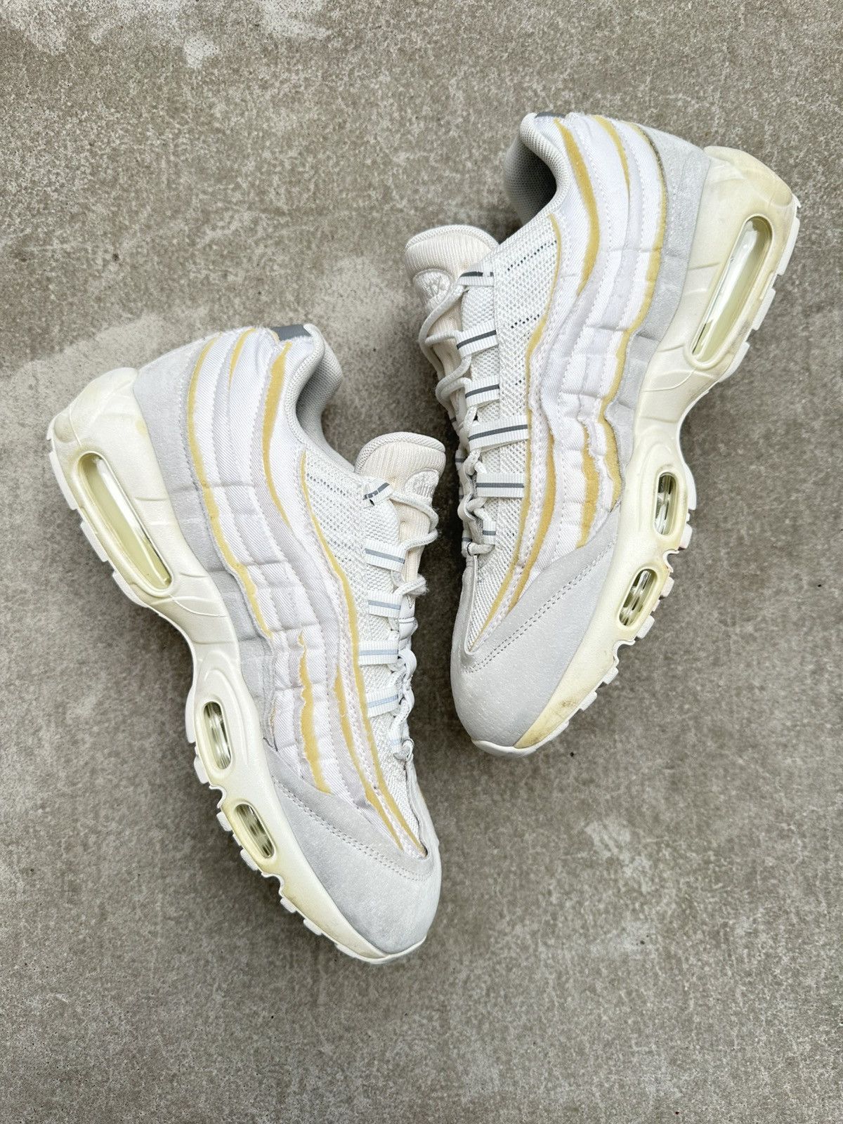 Comme des Garcons Homme Plus × Nike Nike AirMax 95 x Comme des Garçons White Sneakers 10US Size US 10 / EU 43 - 6 Thumbnail